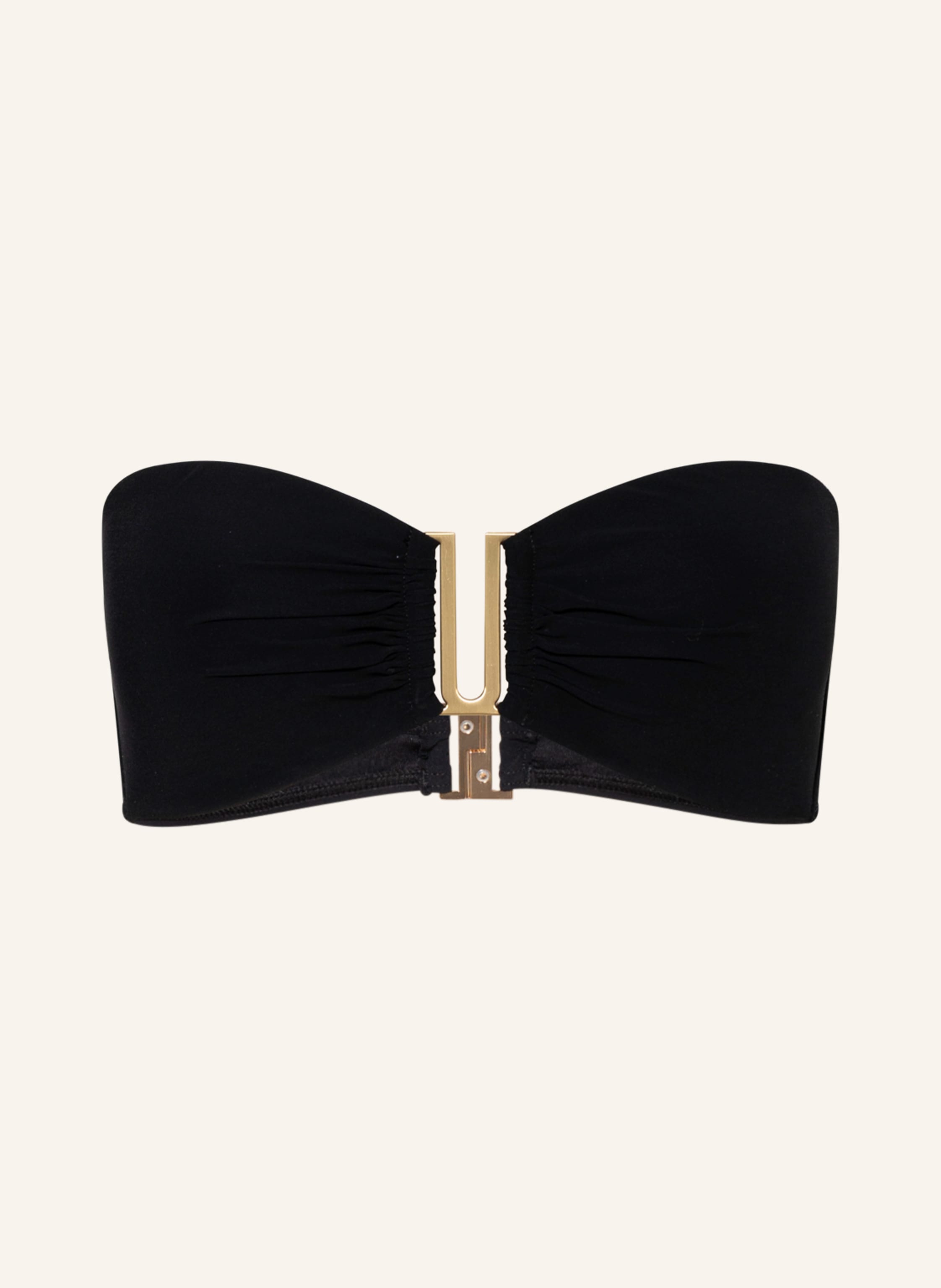 Jets Australia Bandeau Bikini Top Jetset In Schwarz