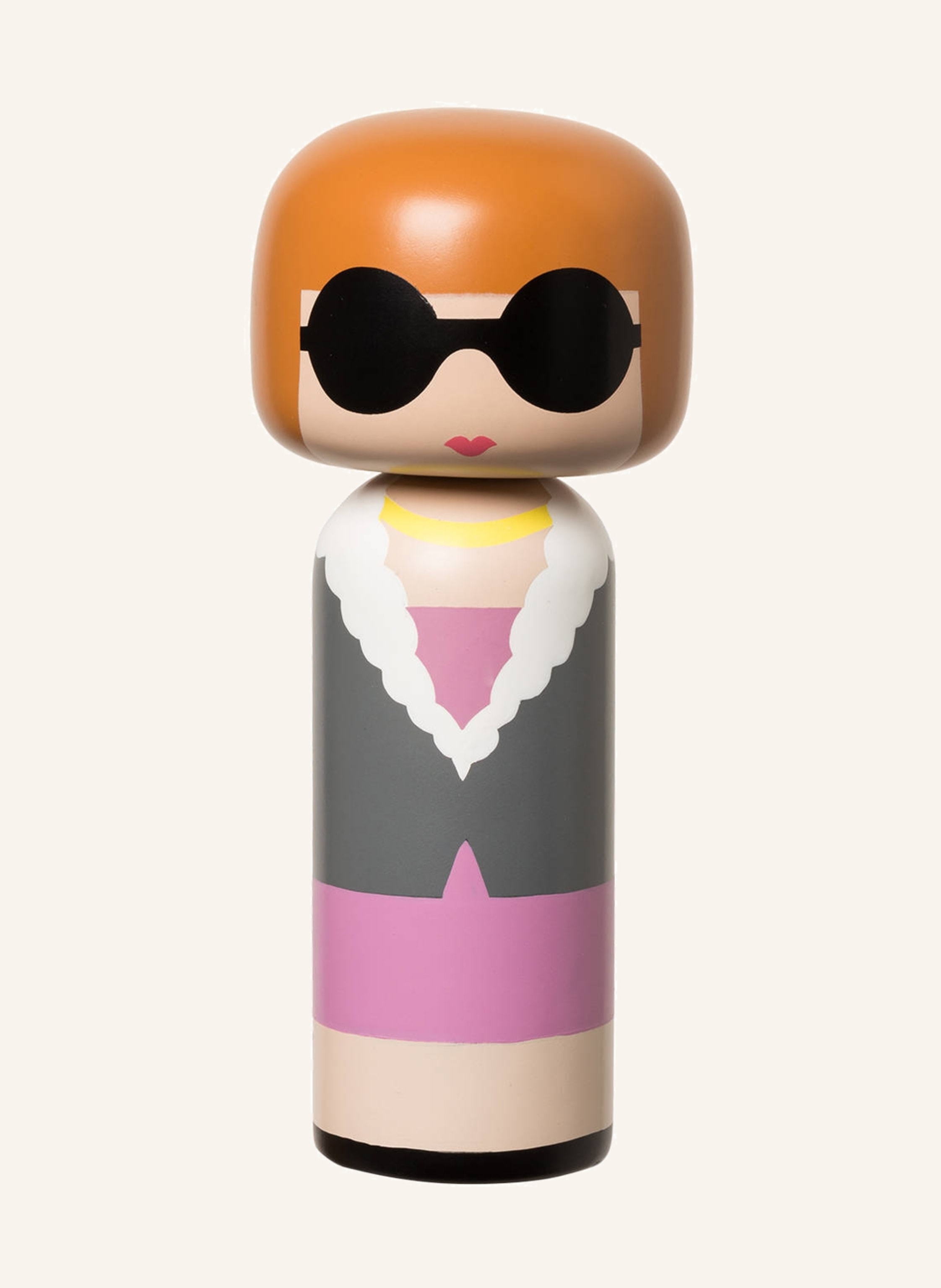 Lucie Kaas Dekofigur Anna In Blaugrau Nude Rosa