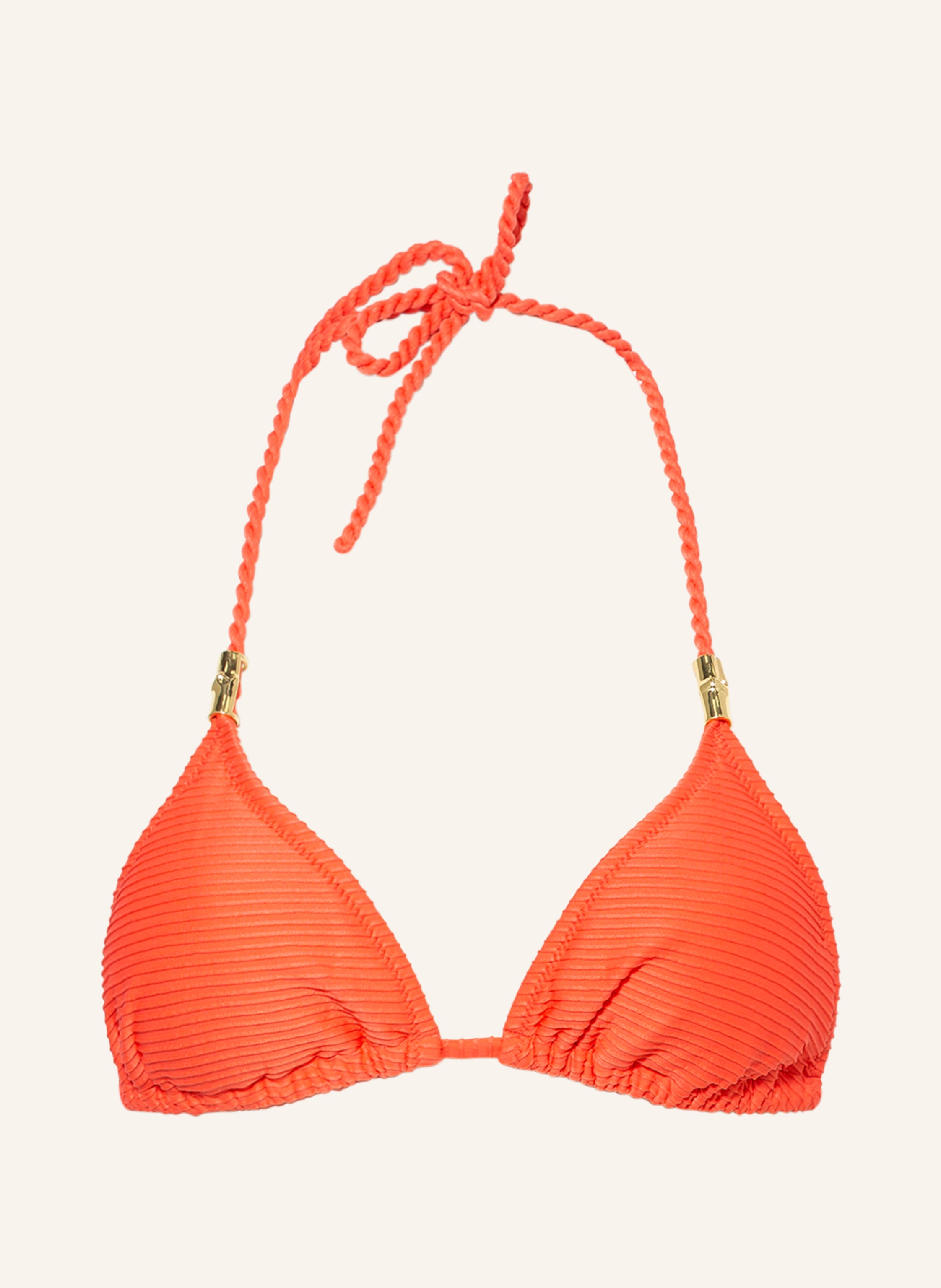 Heidi Klein Triangel Bikini Top Moroccan Sands In Hellrot