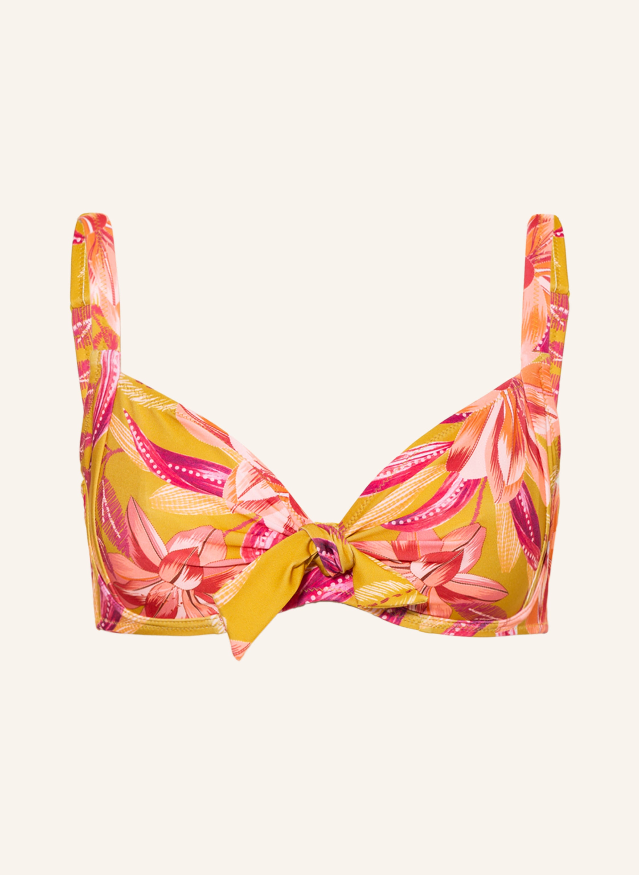 Lidea Bügel Bikini Top SPICE in dunkelgelb hellrot lachs
