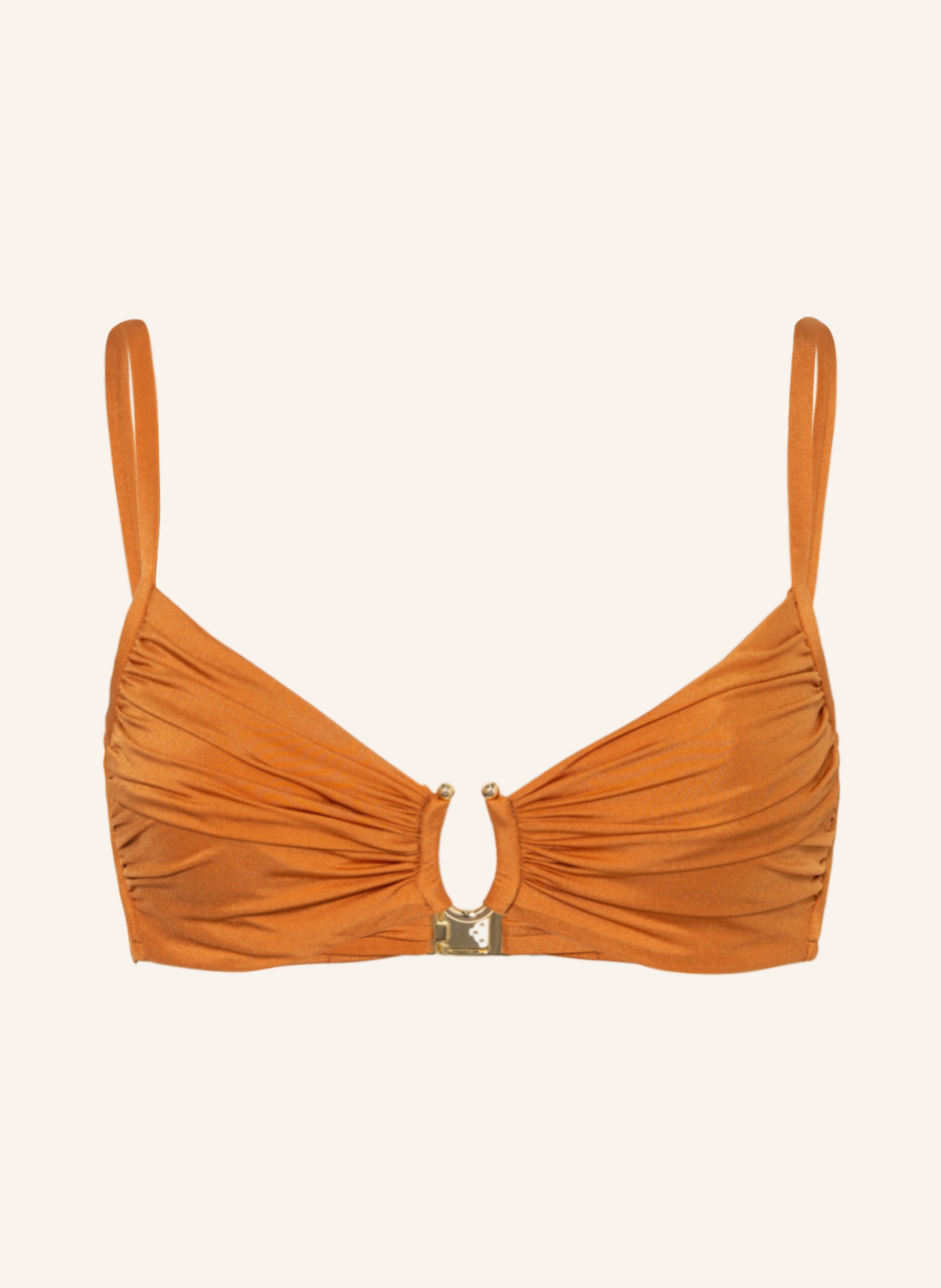 MARYAN MEHLHORN Bügel Bikini Top ELEVATION in dunkelorange