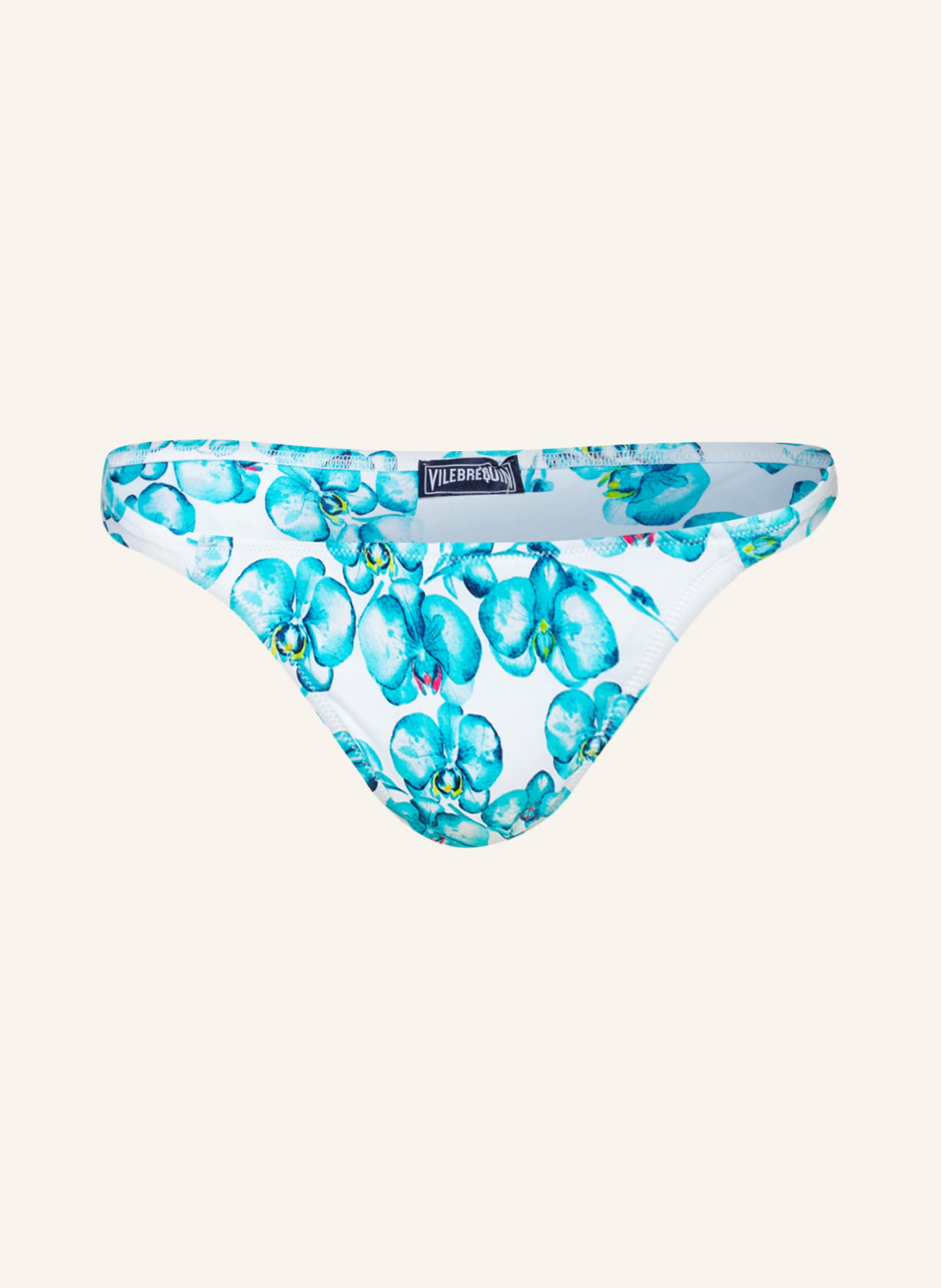 Vilebrequin Brazilian Bikini Hose Orchidees In Weiss T Rkis
