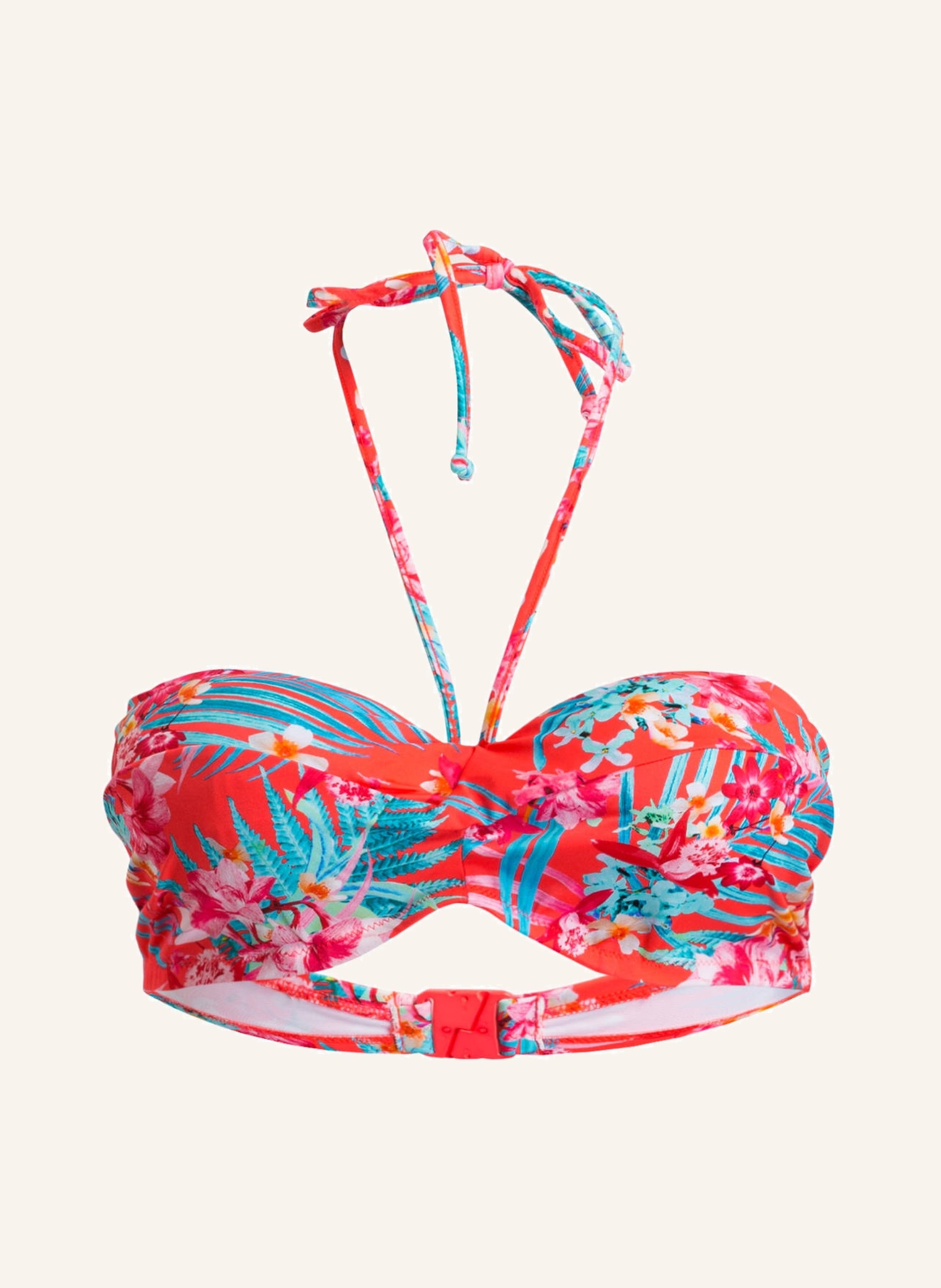 Freya Bandeau Bikini Top Wild Sun In Hellrot T Rkis