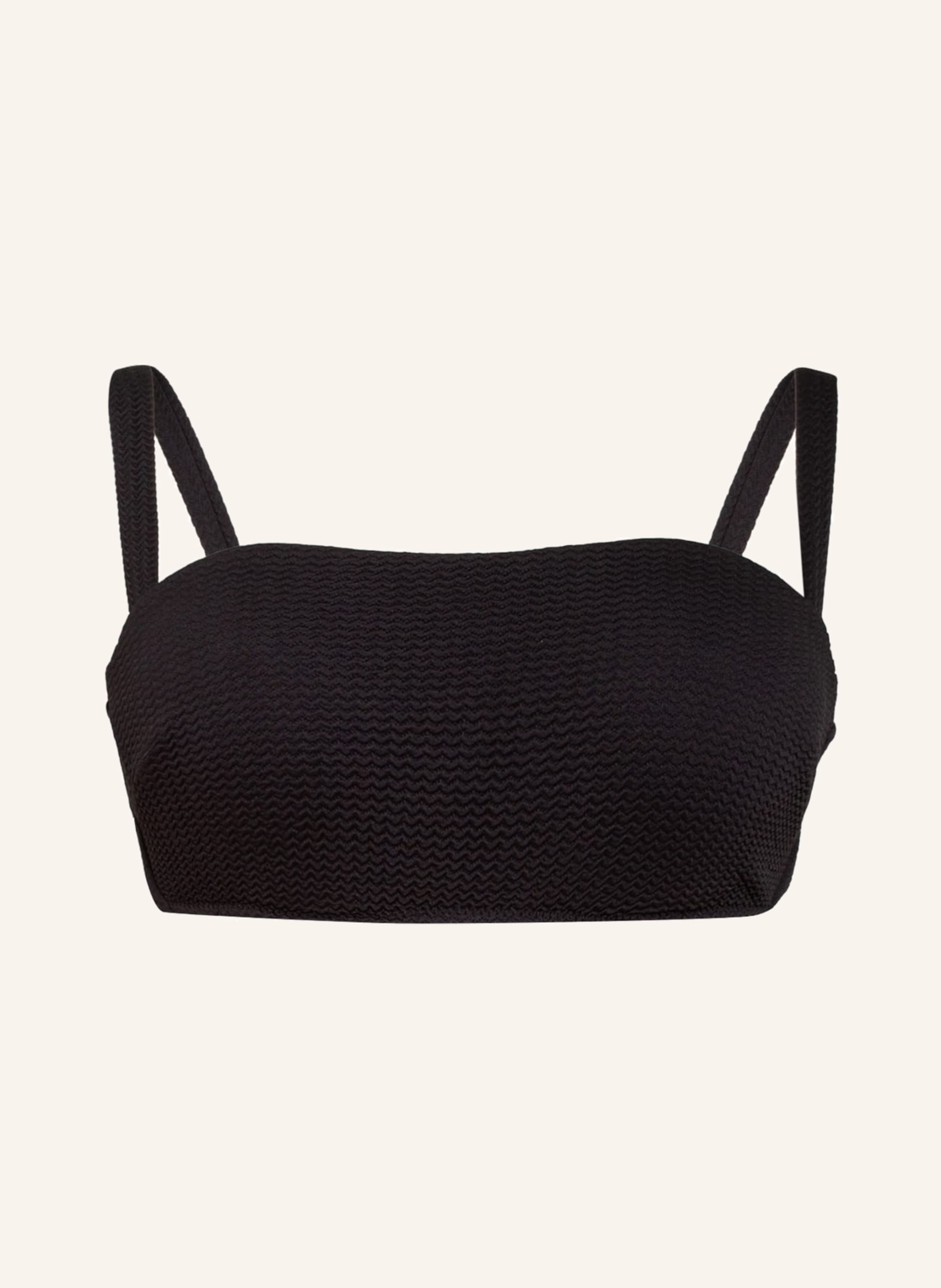 Seafolly Bandeau Bikini Top Sea Dive In Schwarz