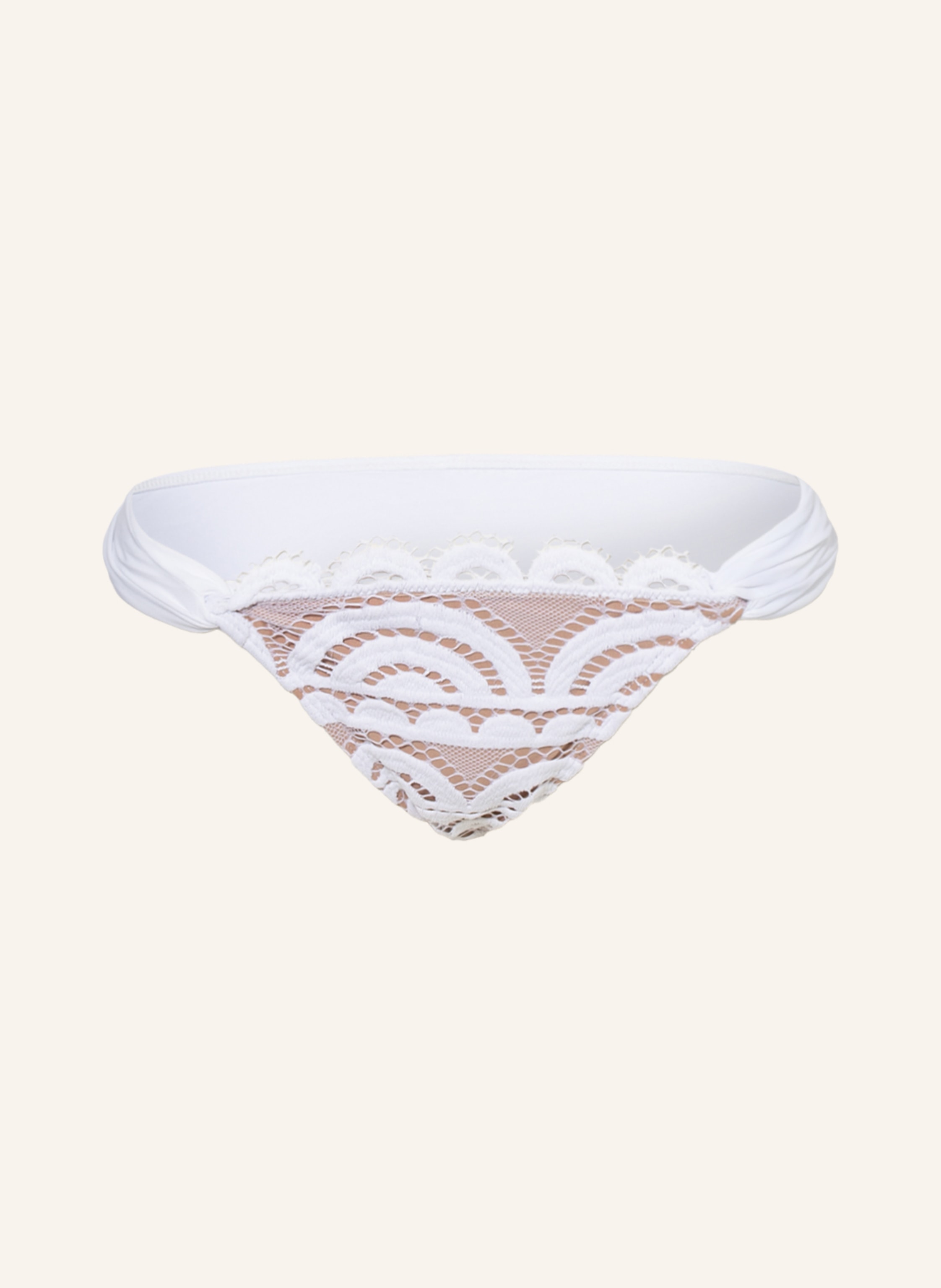 Pilyq Triangel Bikini Hose Lace Fanned Teeny In Weiss