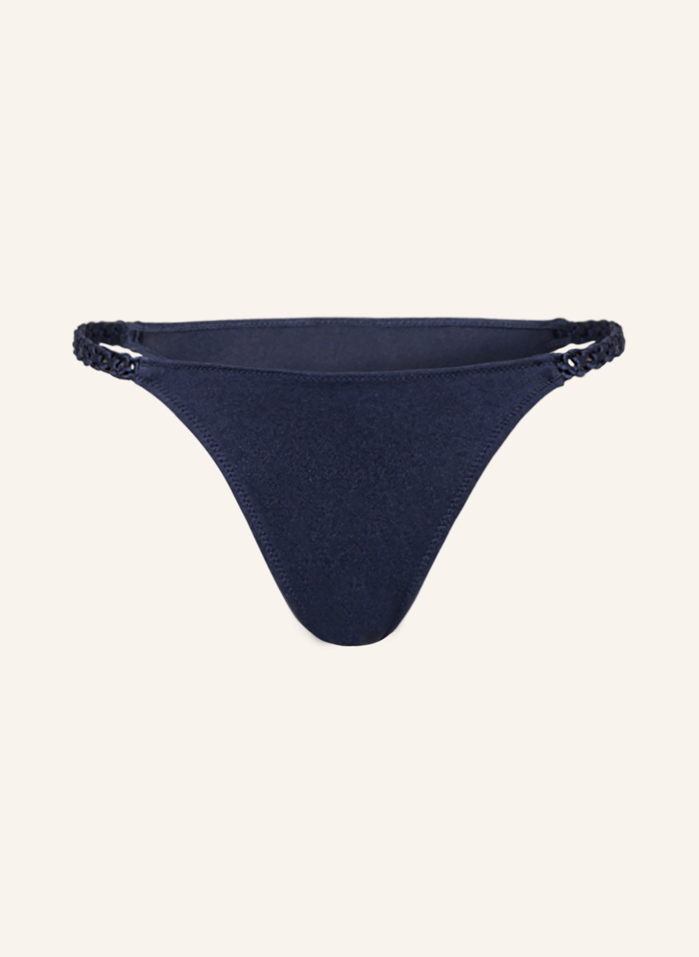watercult Triangel Bikini Hose MAKRAMÉ LOVE in dunkelblau
