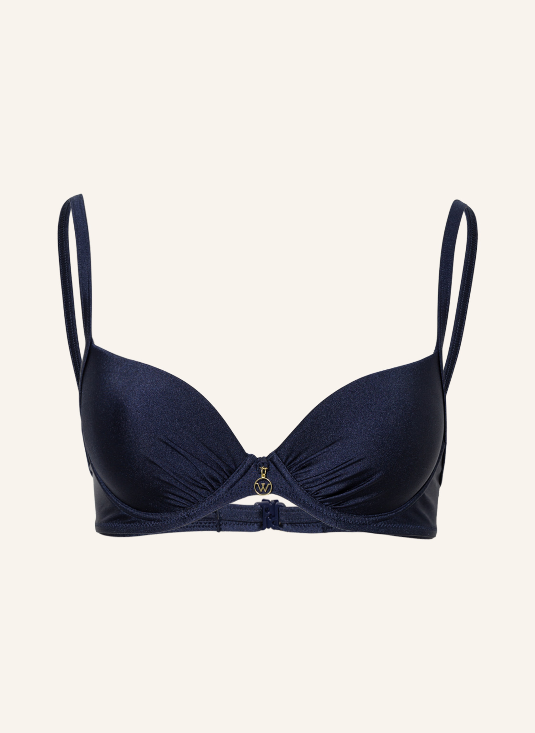 watercult Bügel Bikini Top MAKRAMÉ LOVE in dunkelblau