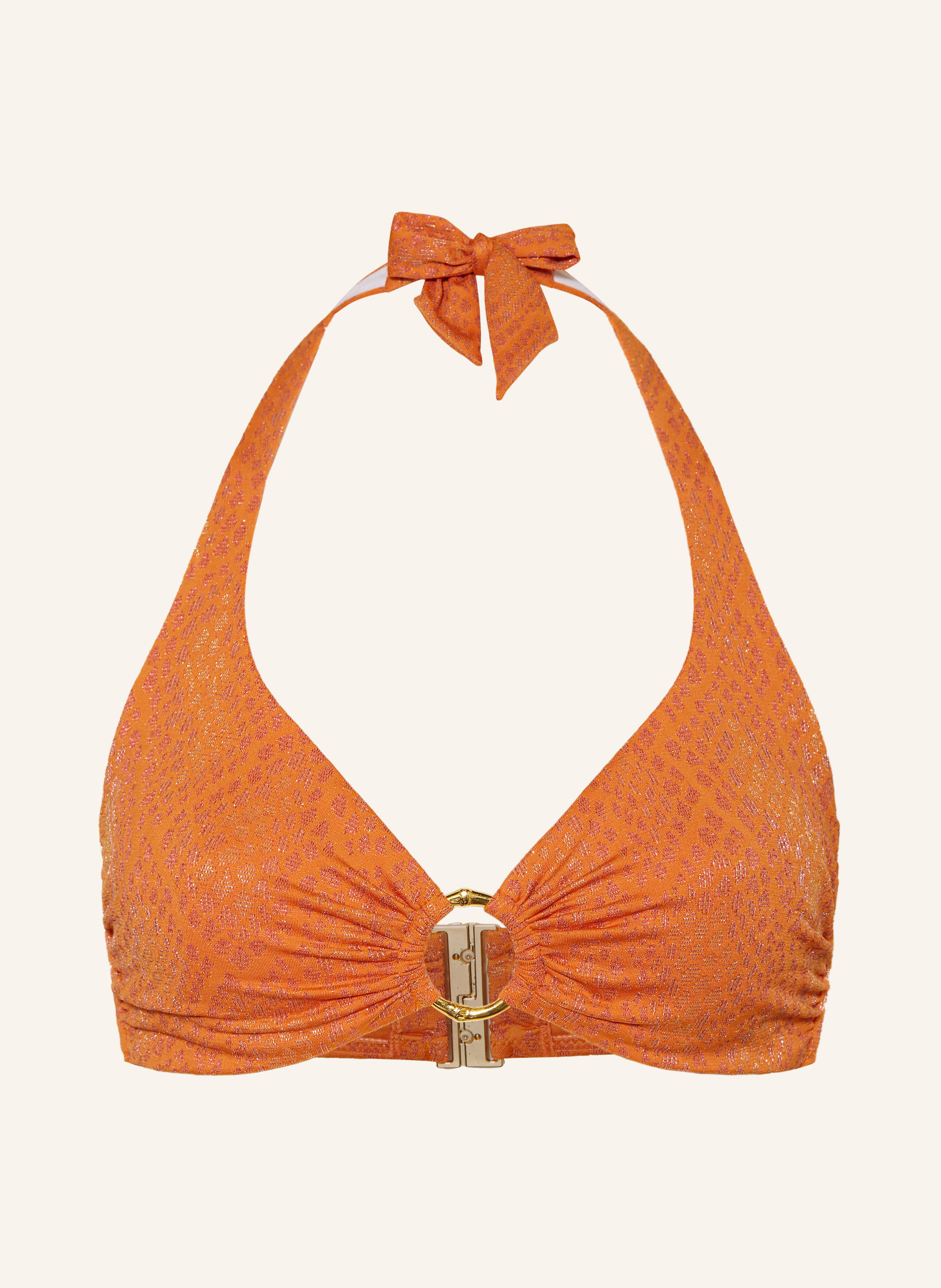 MARYAN MEHLHORN Bügel Bikini Top GLANCE in orange