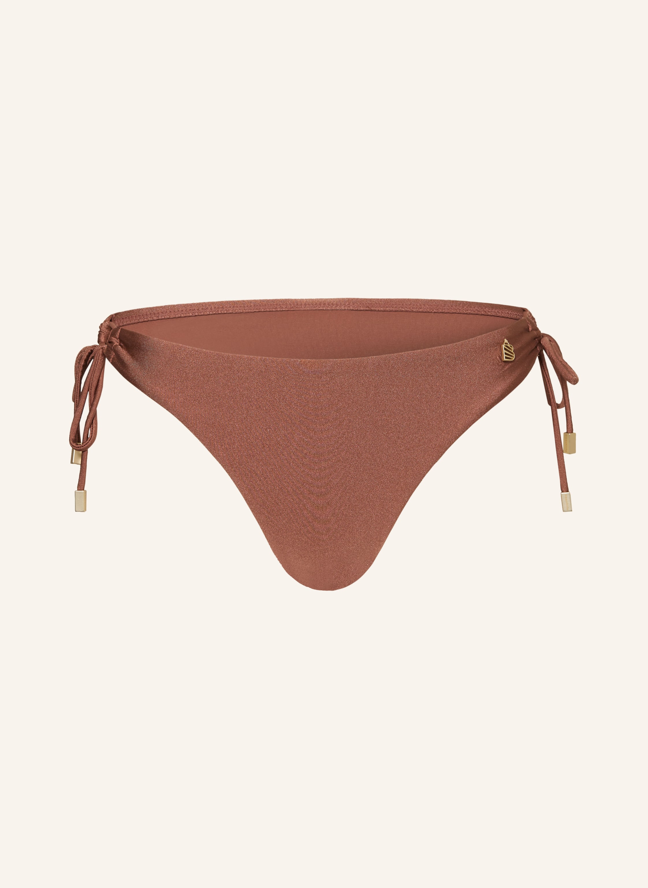 Beachlife Basic Bikini Hose Chocolate Shine In Braun