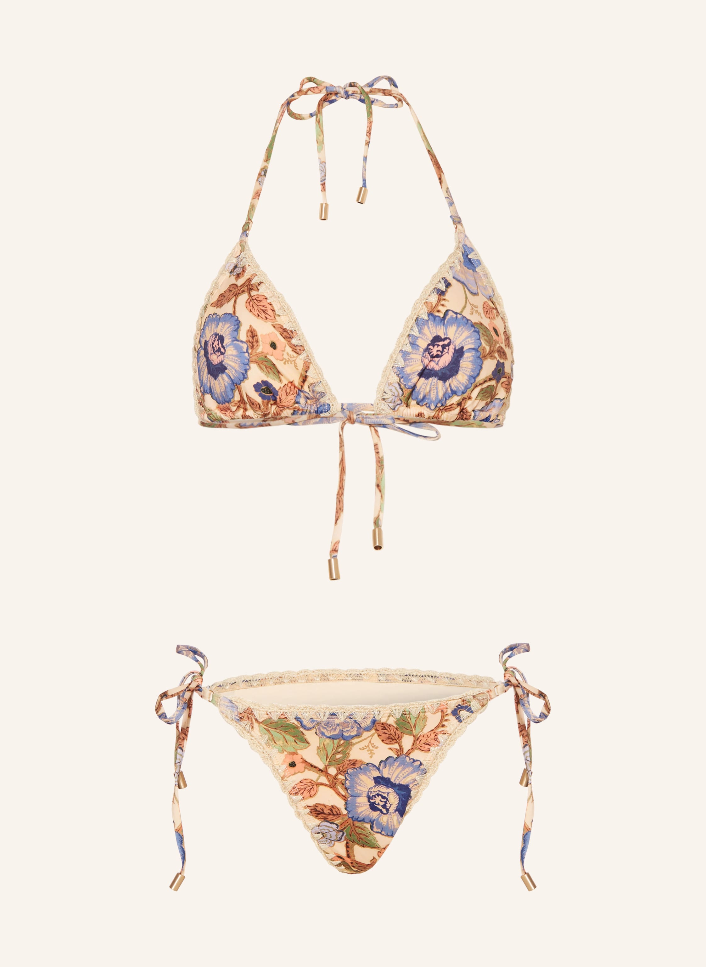 Zimmermann Bikini Tr Jk Tne Junie Z B Yszcz C Prz Dz Kolor Kremowy