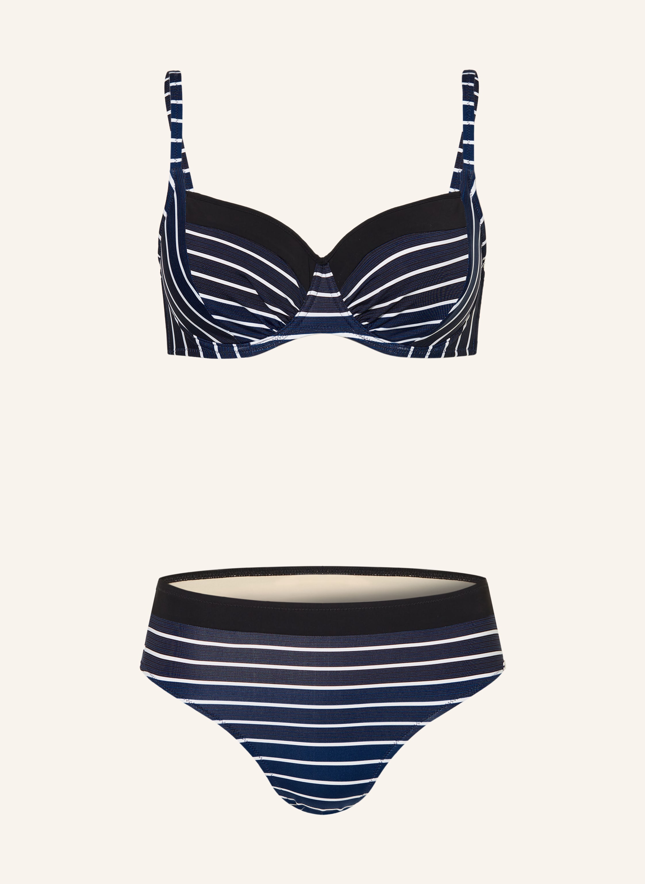 Charmline B Gel Bikini Blue Illusion In Blau Schwarz Weiss