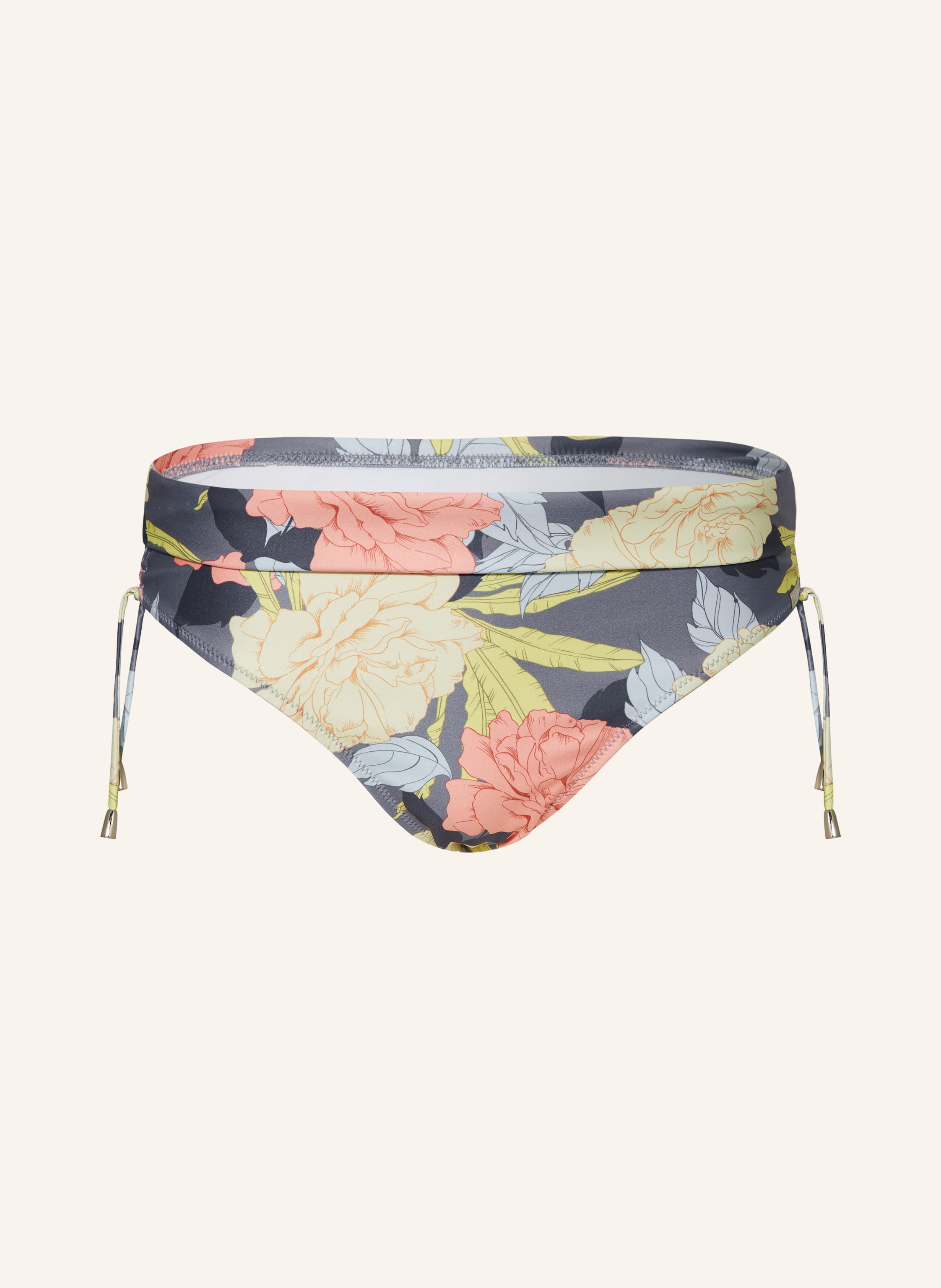 Lidea Basic Bikini Hose Flower Nostalgia In Grau Gelb Orange