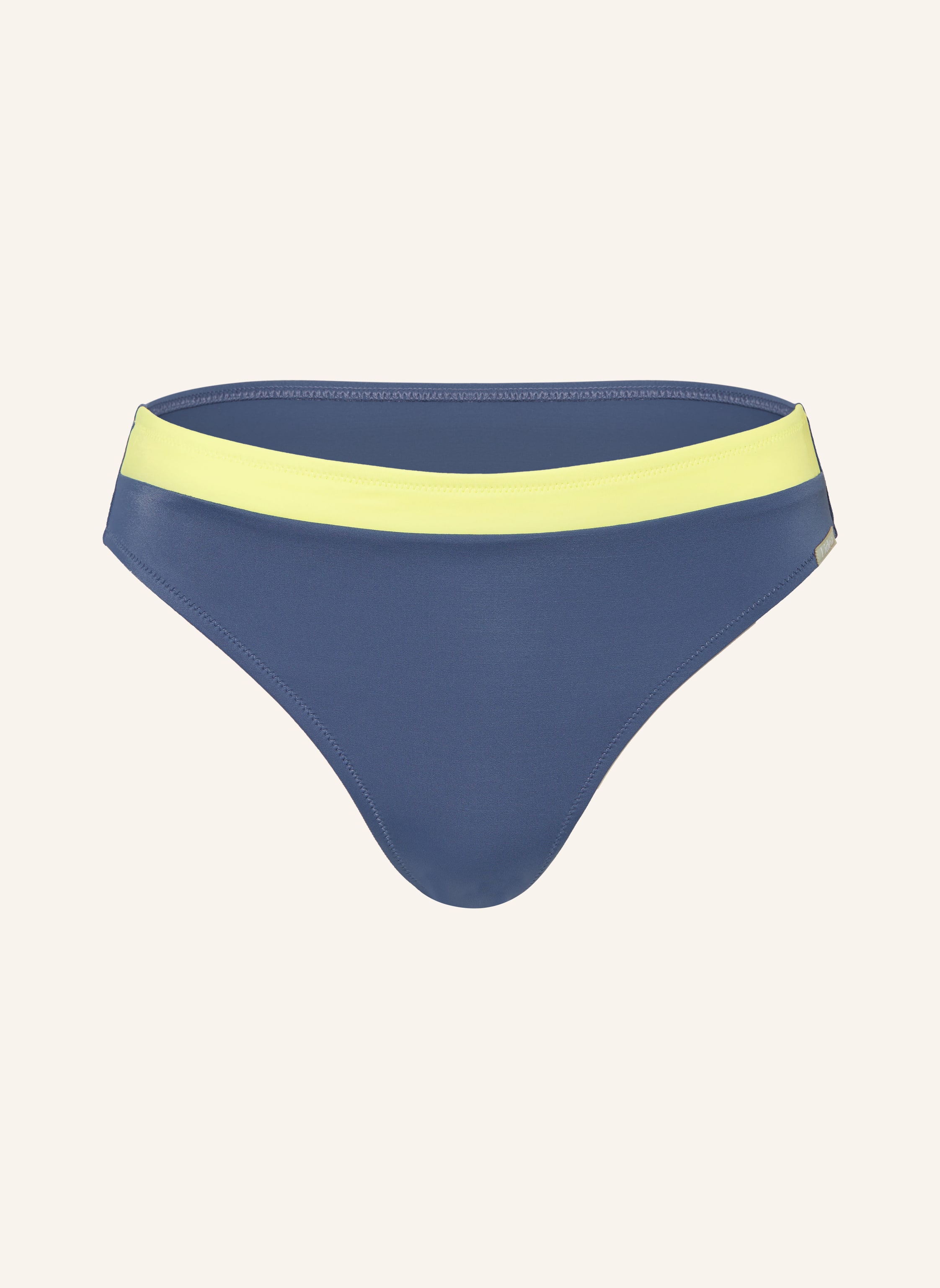 Lidea Basic Bikini Hose Graphic Lollipop In Dunkelblau Gelb