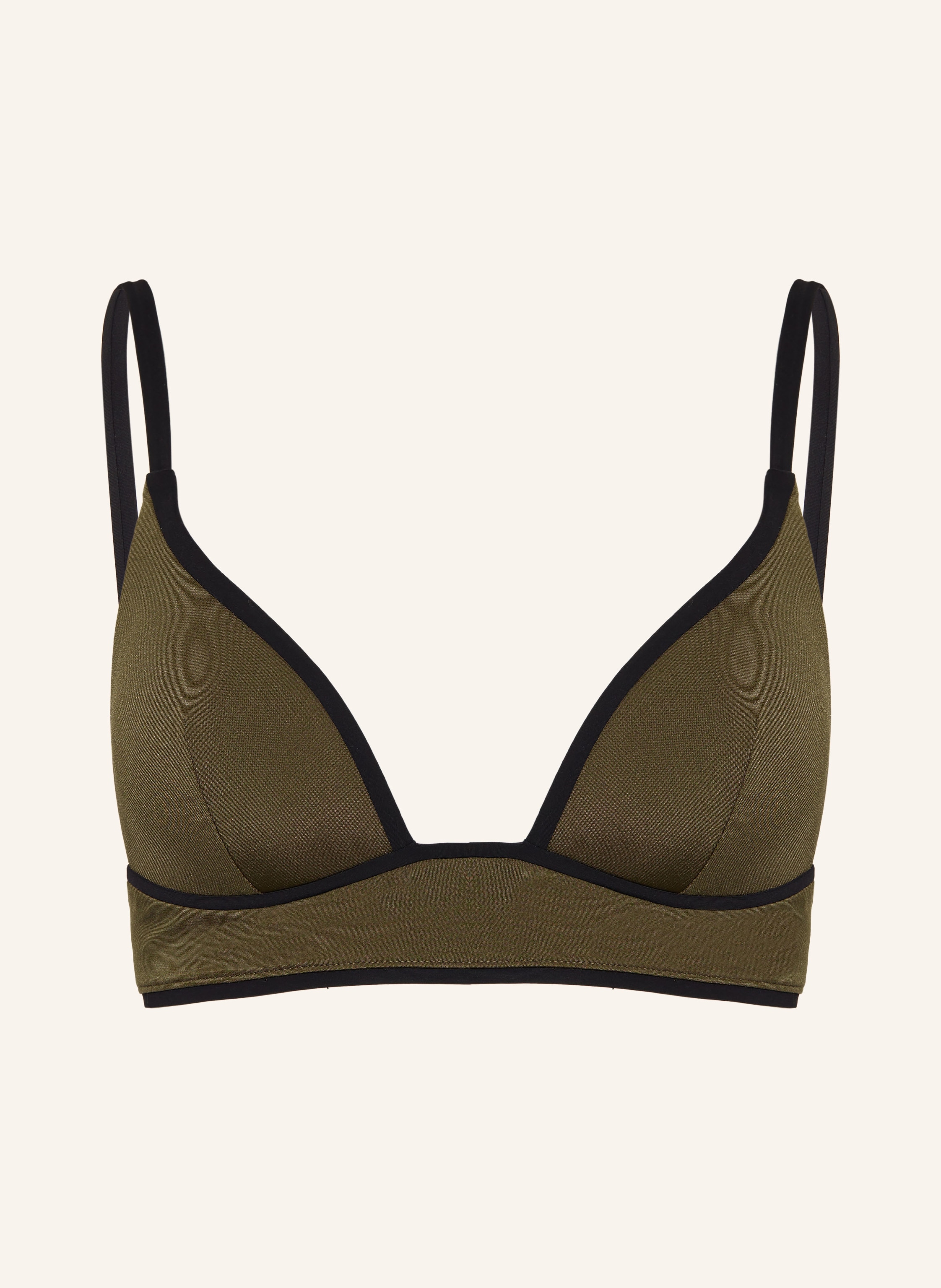 MARYAN MEHLHORN Triangel Bikini Top SILENCE In Oliv Schwarz