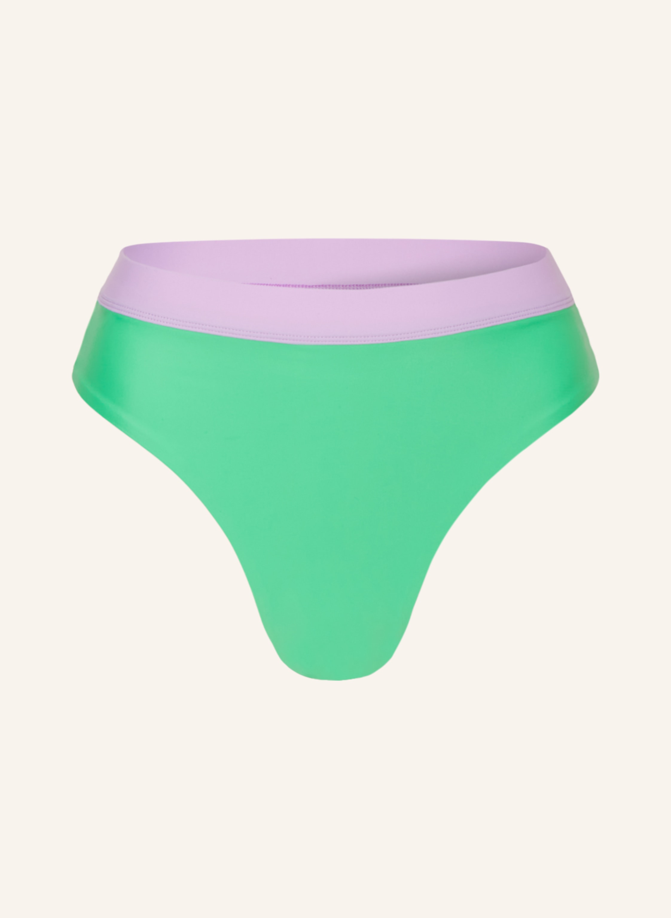 GOLDBERGH High Waist Bikini Hose SEA in hellgrün helllila