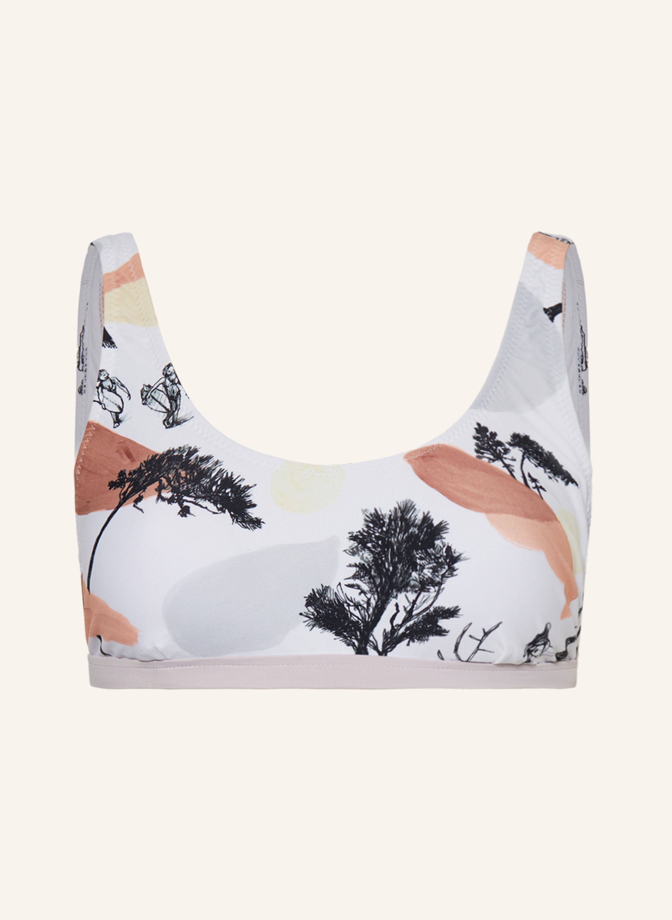 Picture Bralette Bikini Top Clove Mit Uv Schutz In Weiss Schwarz