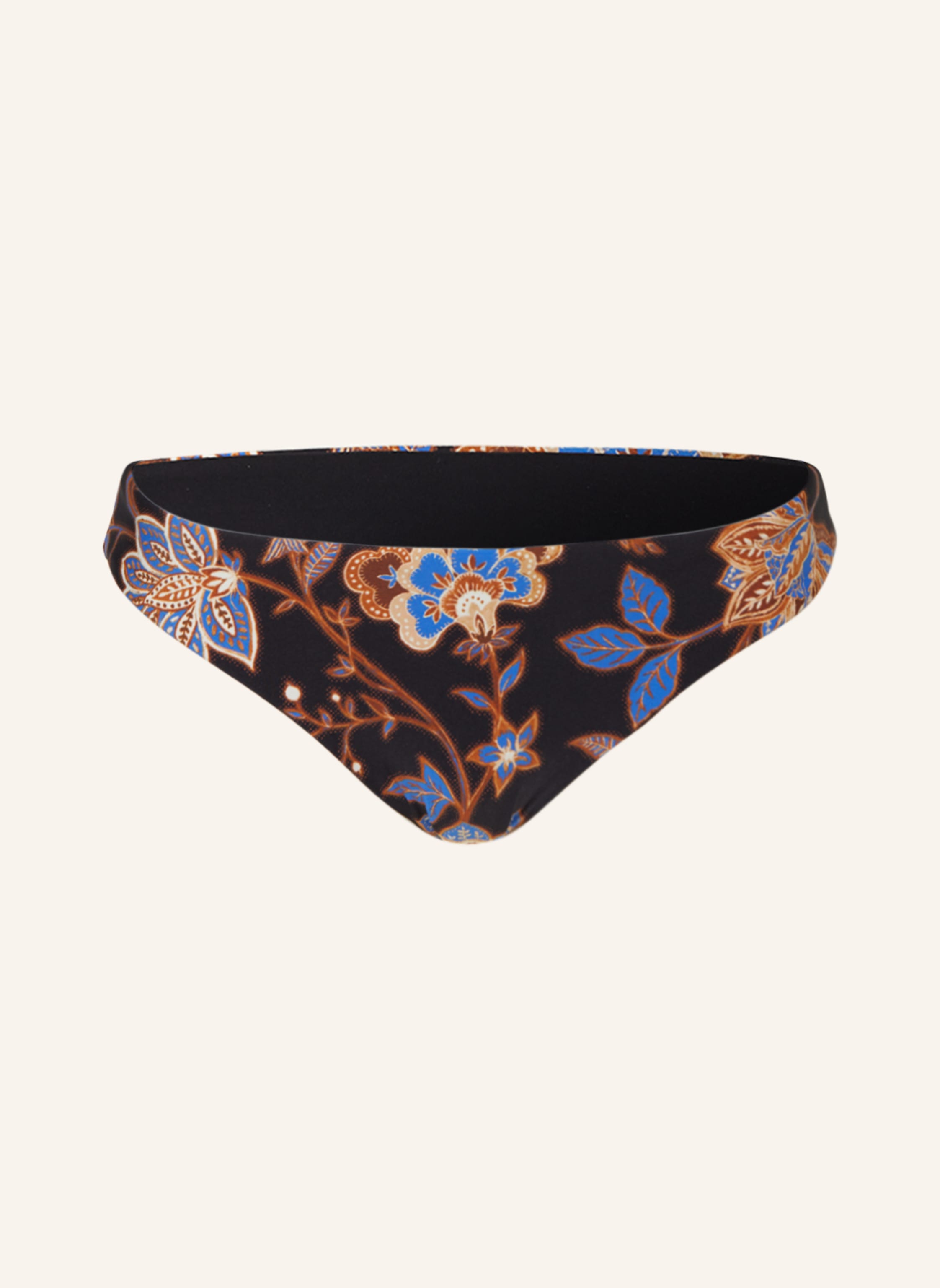 SEAFOLLY Basic Bikini Hose SILK ROAD In Schwarz Blau Braun