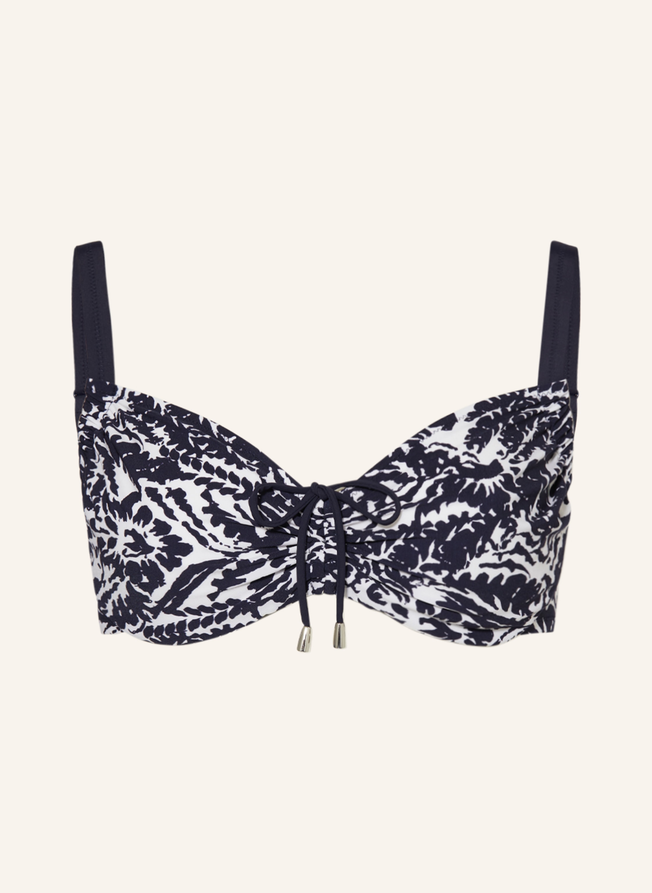 Lidea Bügel Bikini Top ARABESQUE MOOD in dunkelblau weiss