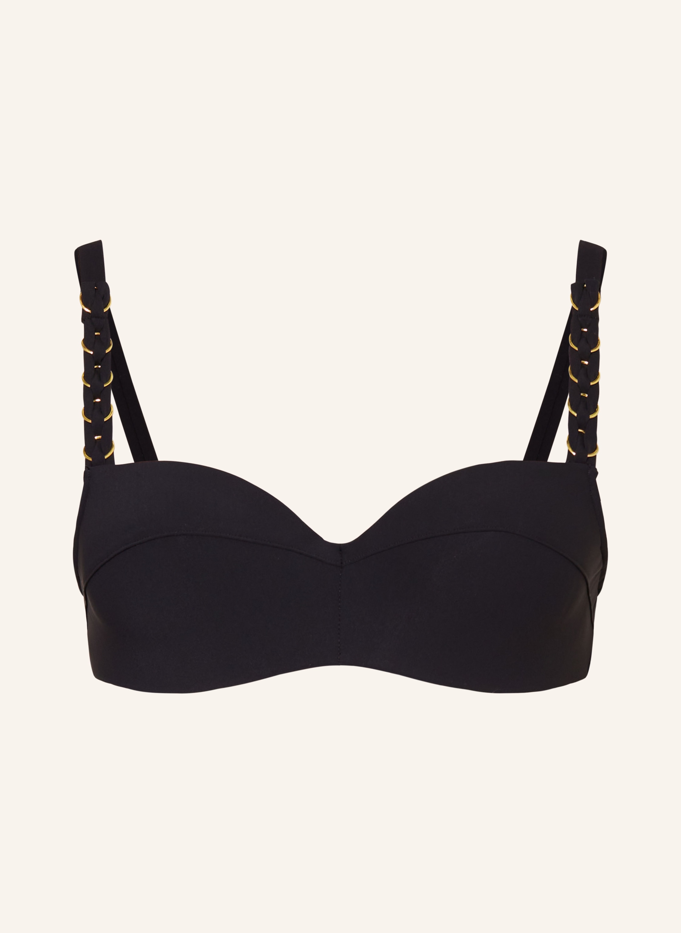Chantelle B Gel Bikini Top Emblem In Schwarz
