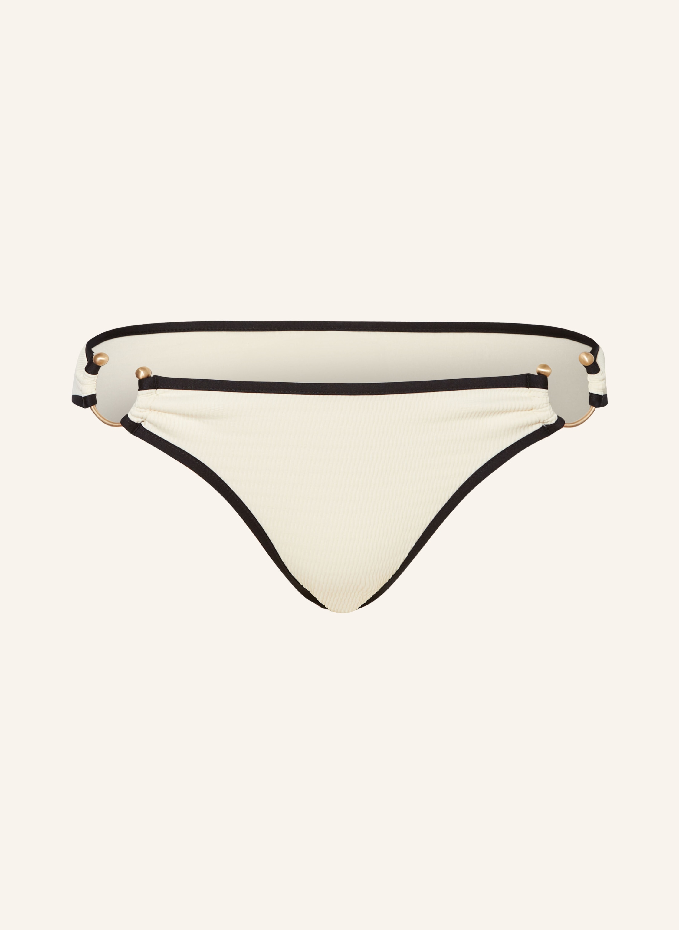 SEAFOLLY Basic Bikini Hose BEACH BOUND In Ecru Schwarz