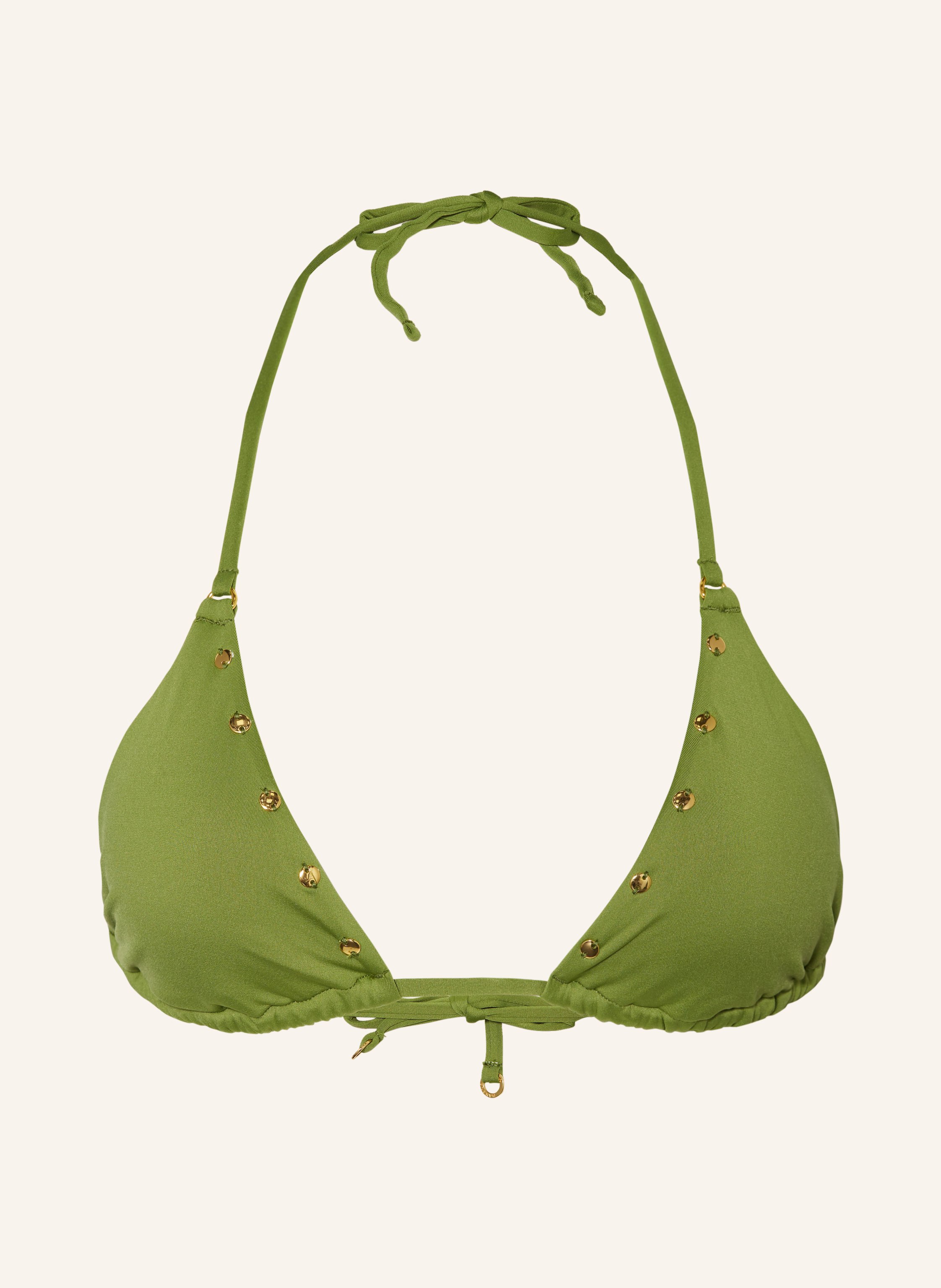 BANANA MOON COUTURE Triangel Bikini Top ALTAMIRA LUA in grün