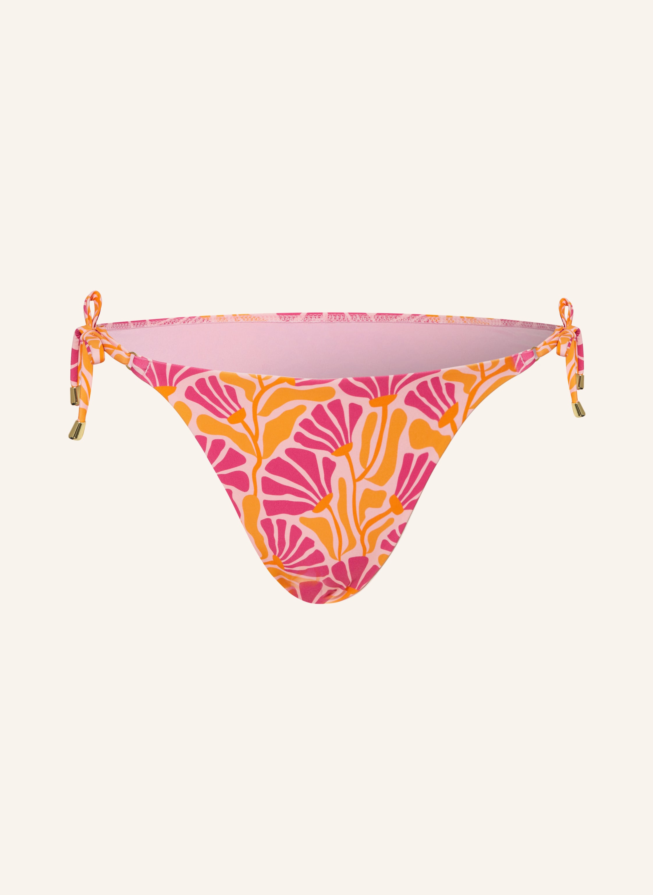 Hot Stuff Triangel Bikini Hose In Rosa Fuchsia Orange