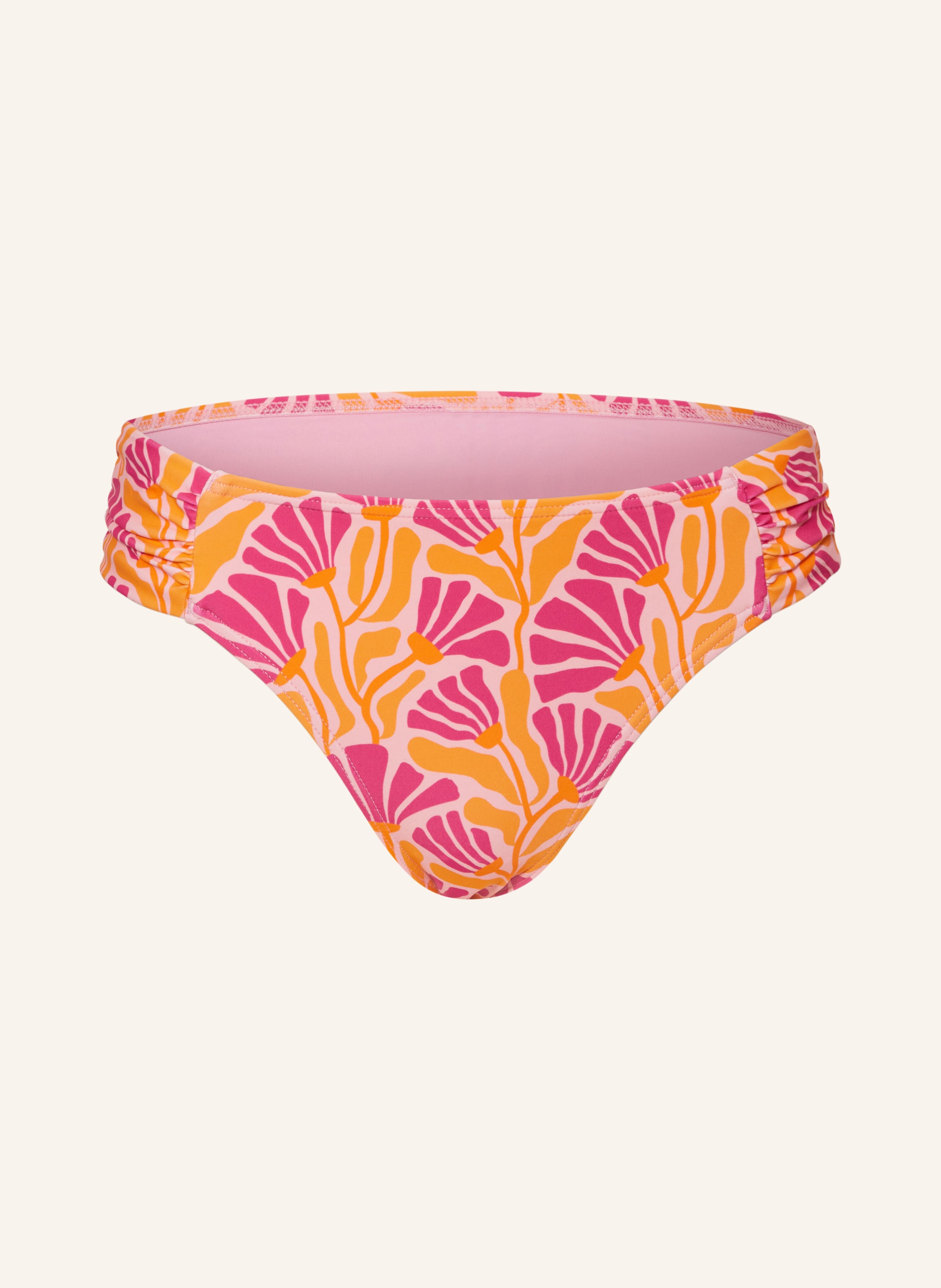 Hot Stuff Panty Bikini Hose In Rosa Fuchsia Orange