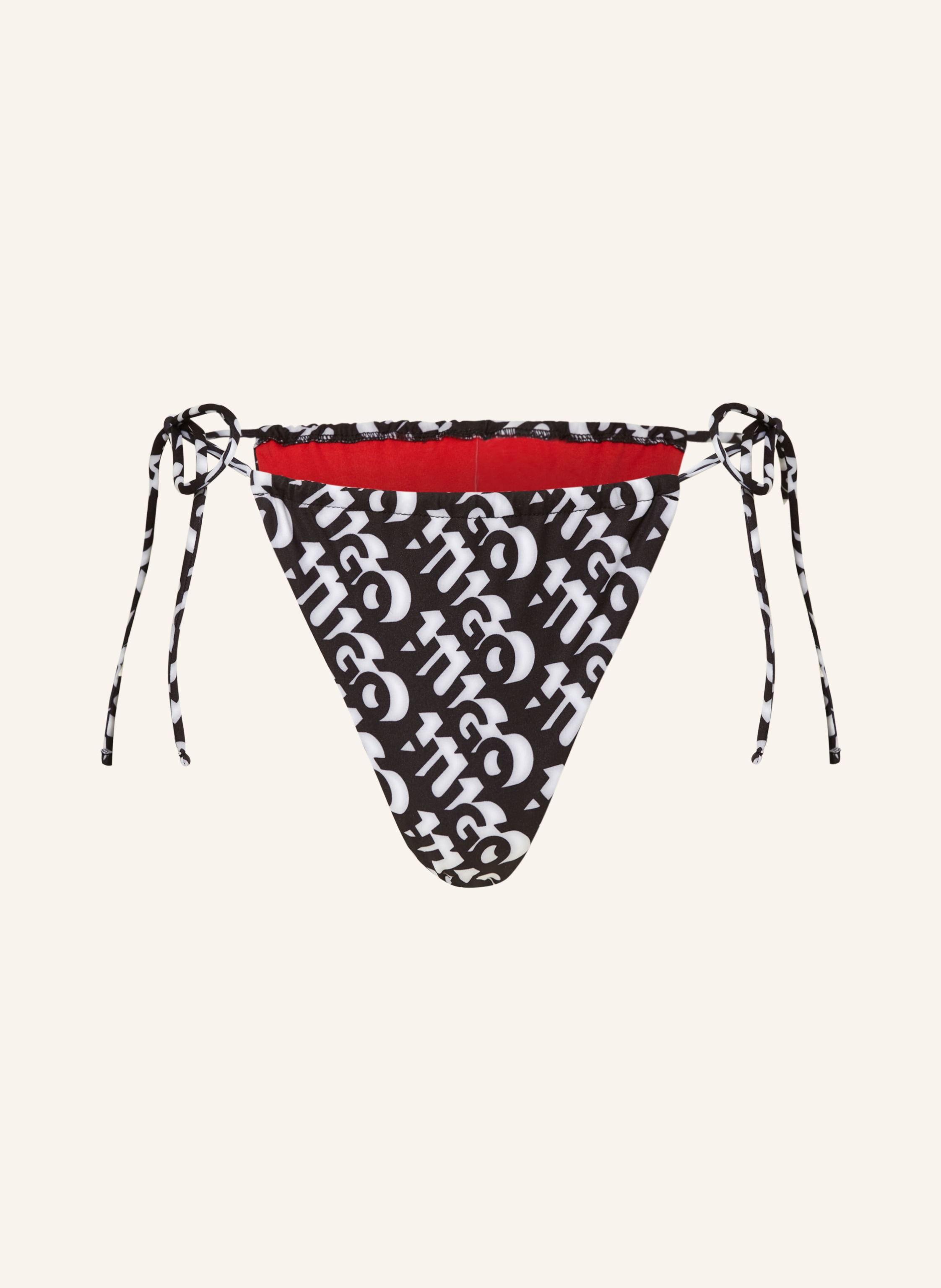 Hugo Triangel Bikini Hose Bonnie In Schwarz Hellgrau