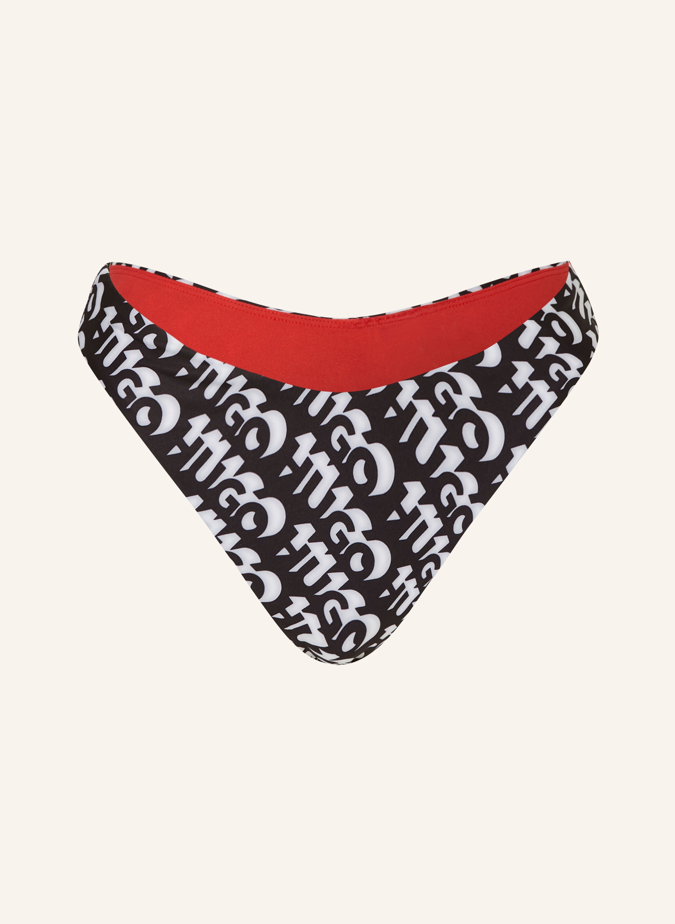 Hugo Brazilian Bikini Hose Bonnie In Schwarz Hellgrau