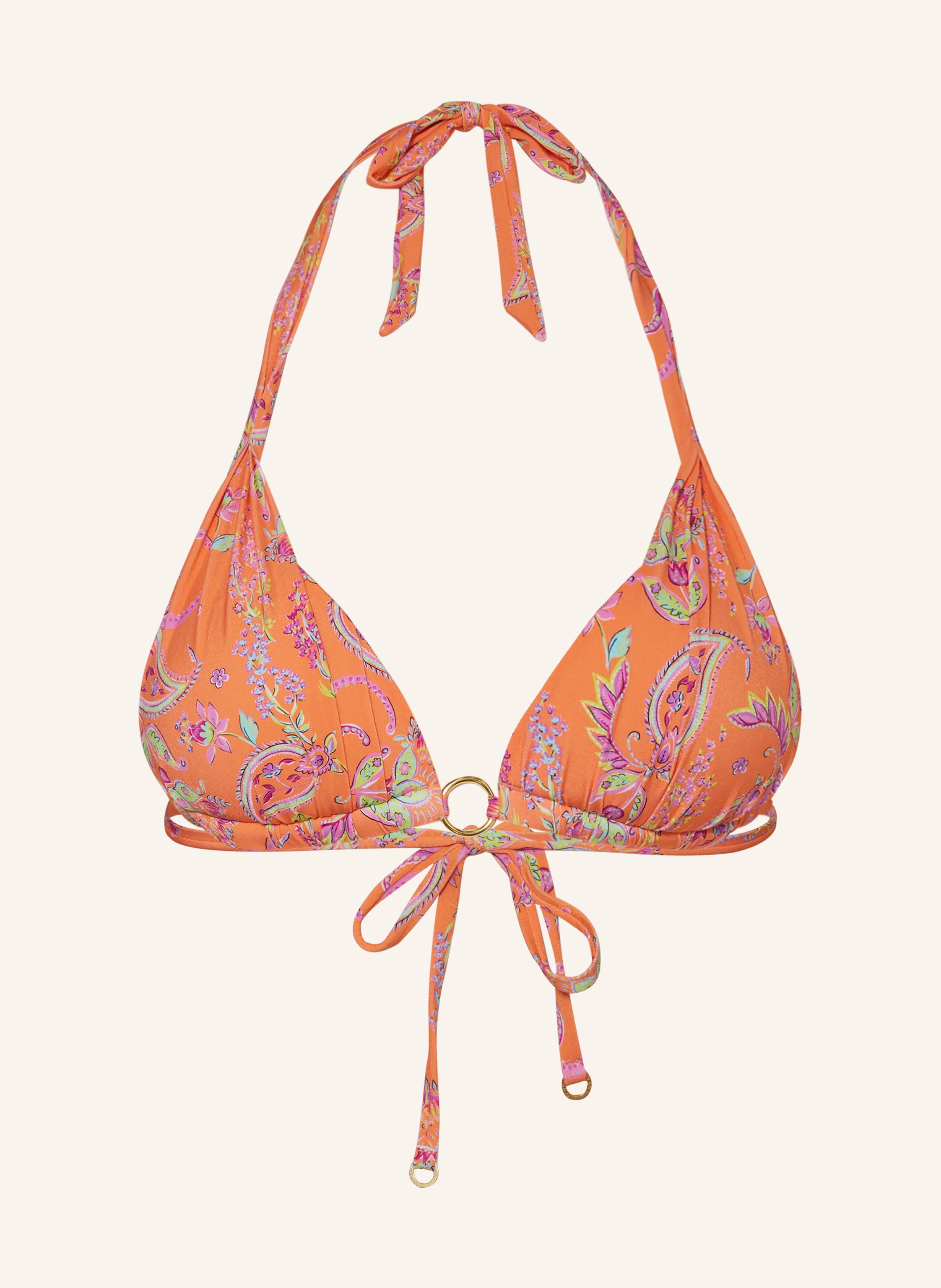 Banana Moon Couture Push Up Bikini Top Kino Alakuri In Orange Lila