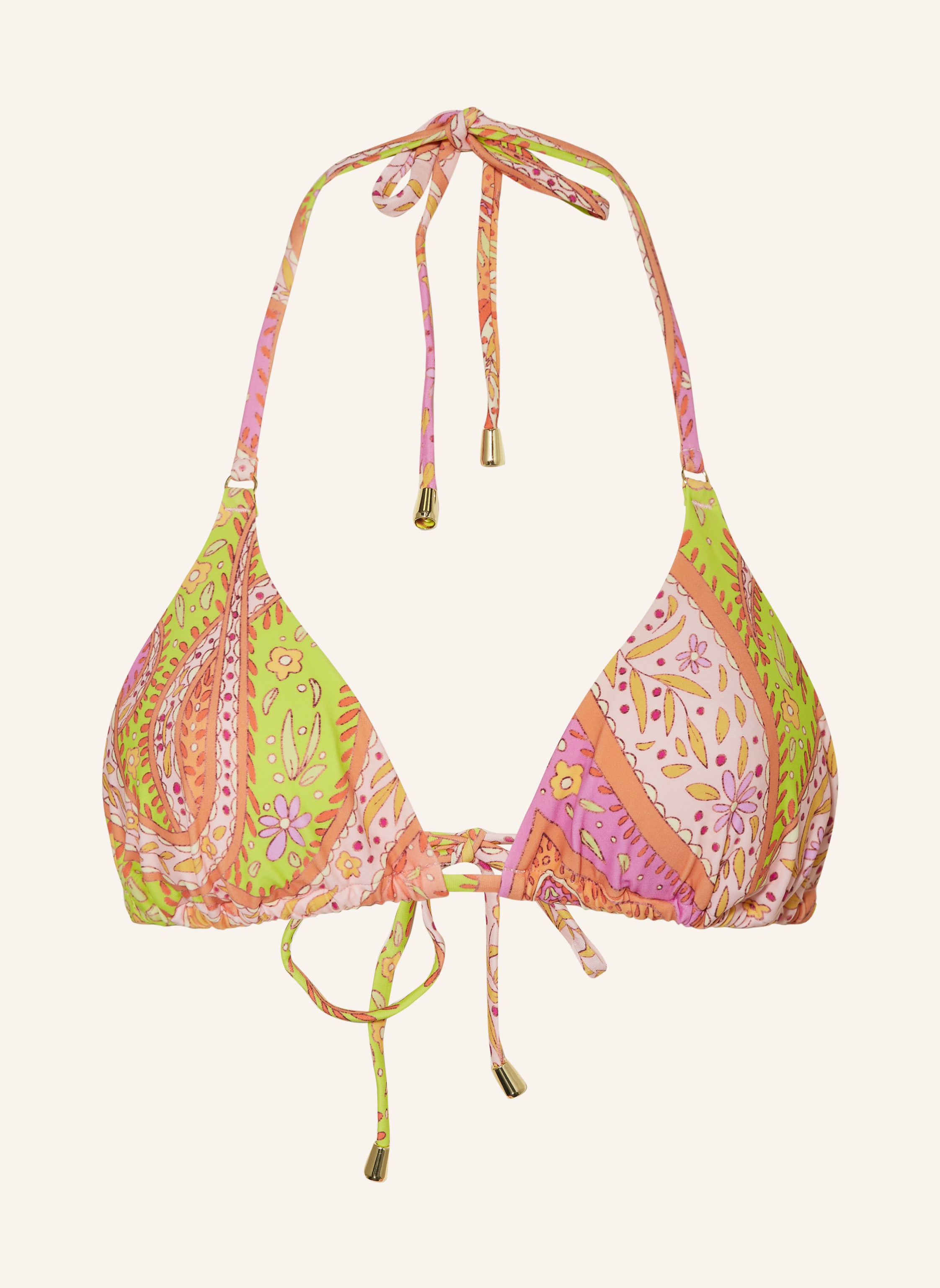 Hot Stuff Triangel Bikini Hose in orange hellgrün hellrosa