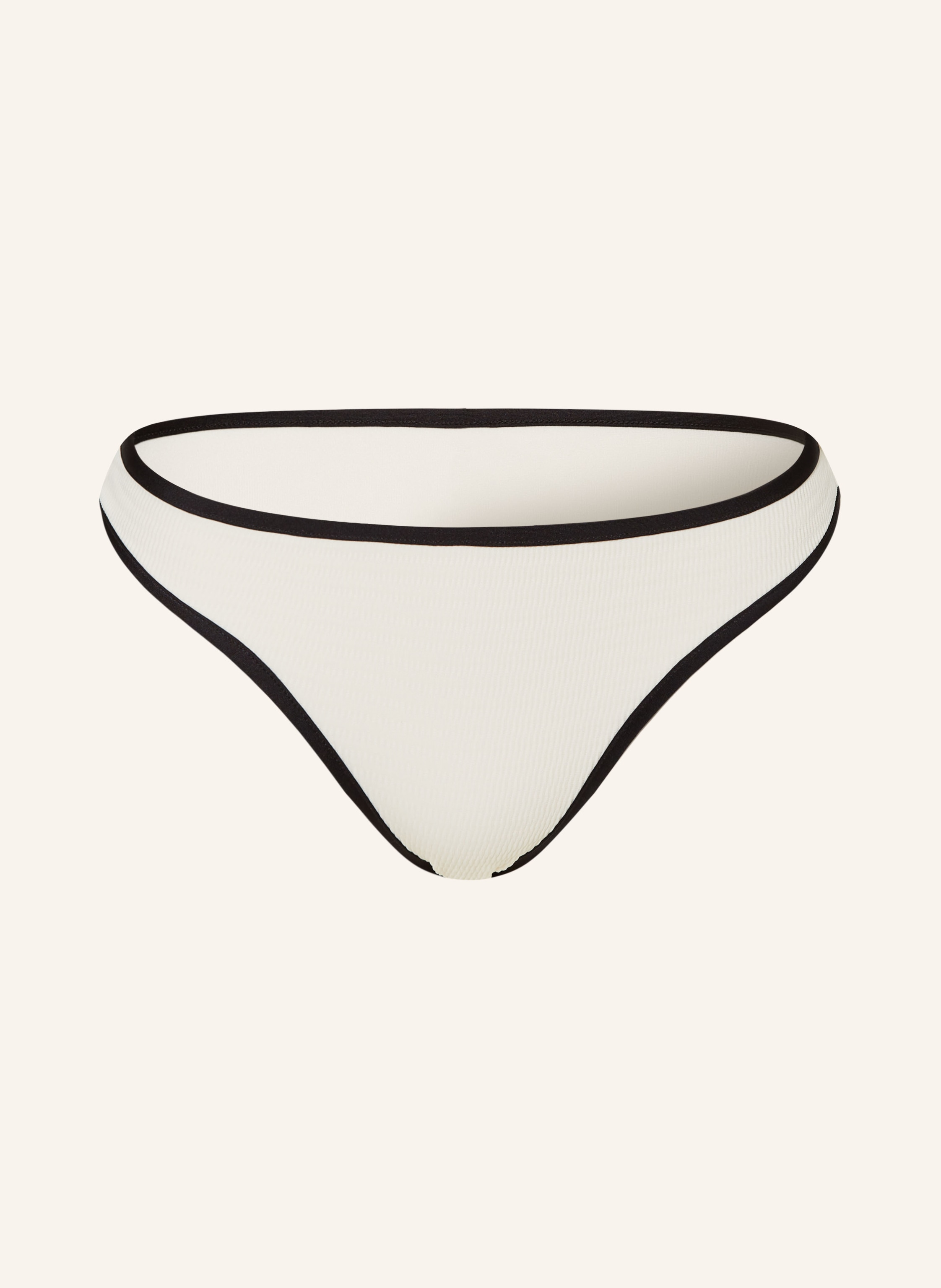Seafolly Basic Bikini Hose Beach Bound In Ecru Schwarz
