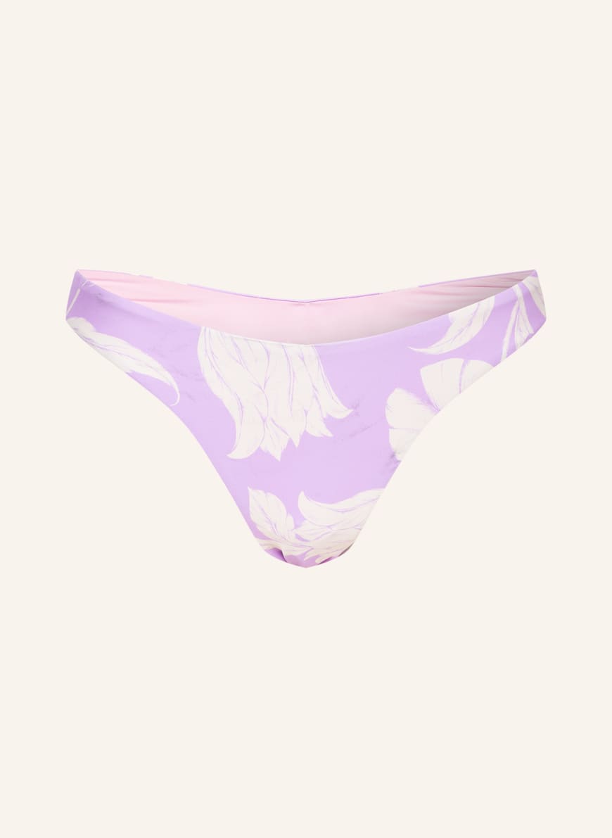 Seafolly Basic Bikini Bottoms Fleur De Bloom In Light Purple Ecru