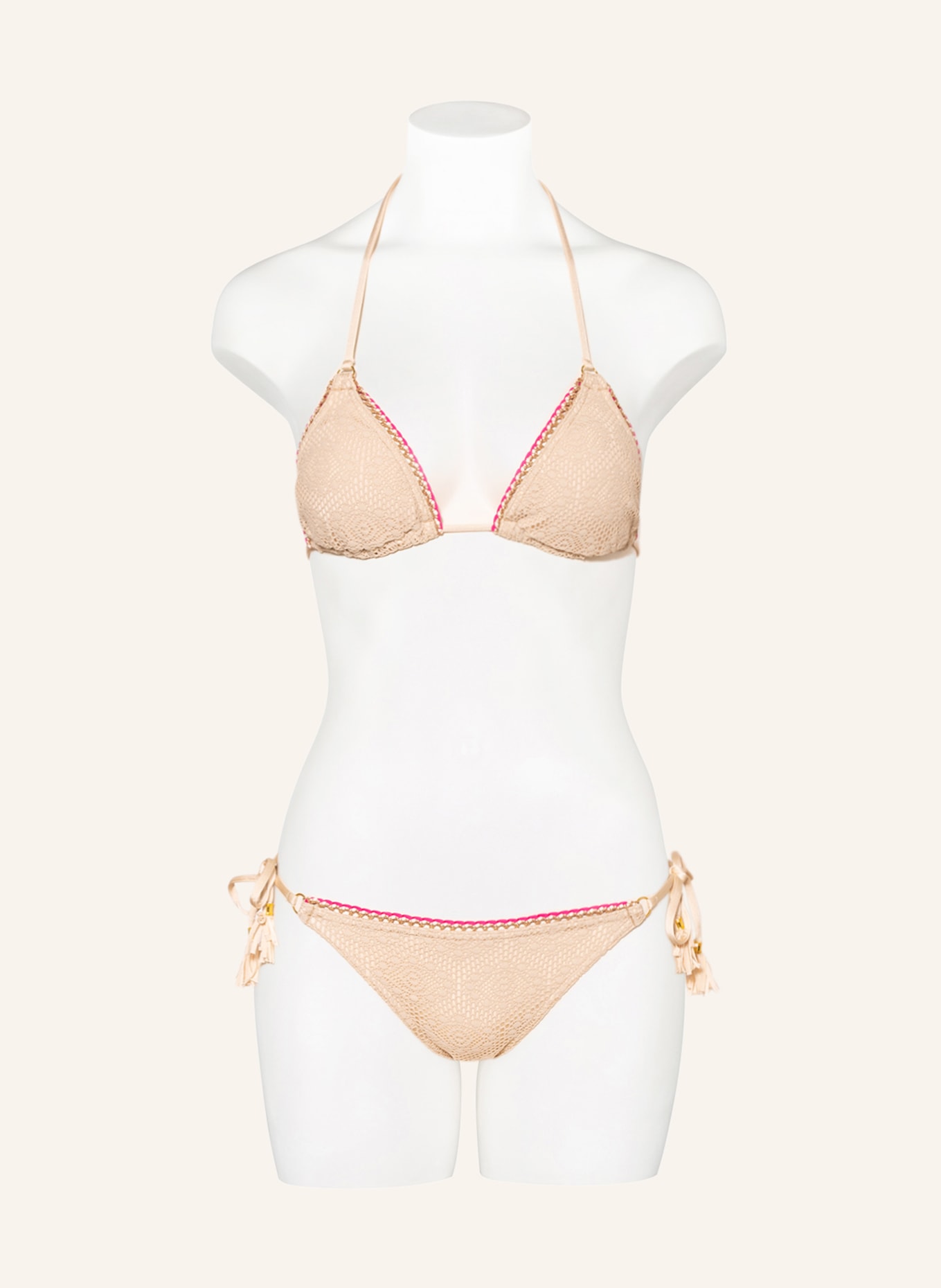 Banana Moon Couture Triangel Bikini Hose Crochet Galbia In Creme