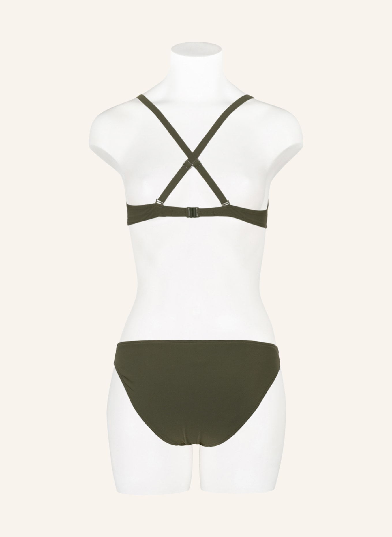 Chantelle B Gel Bikini Top Emblem In Khaki