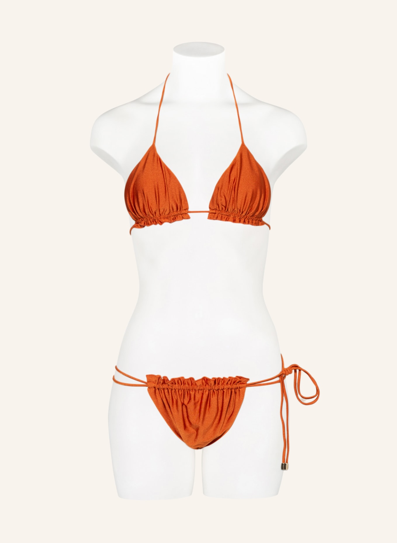 Janthee Triangel Bikini Hose Amy Bottom In Dunkelorange