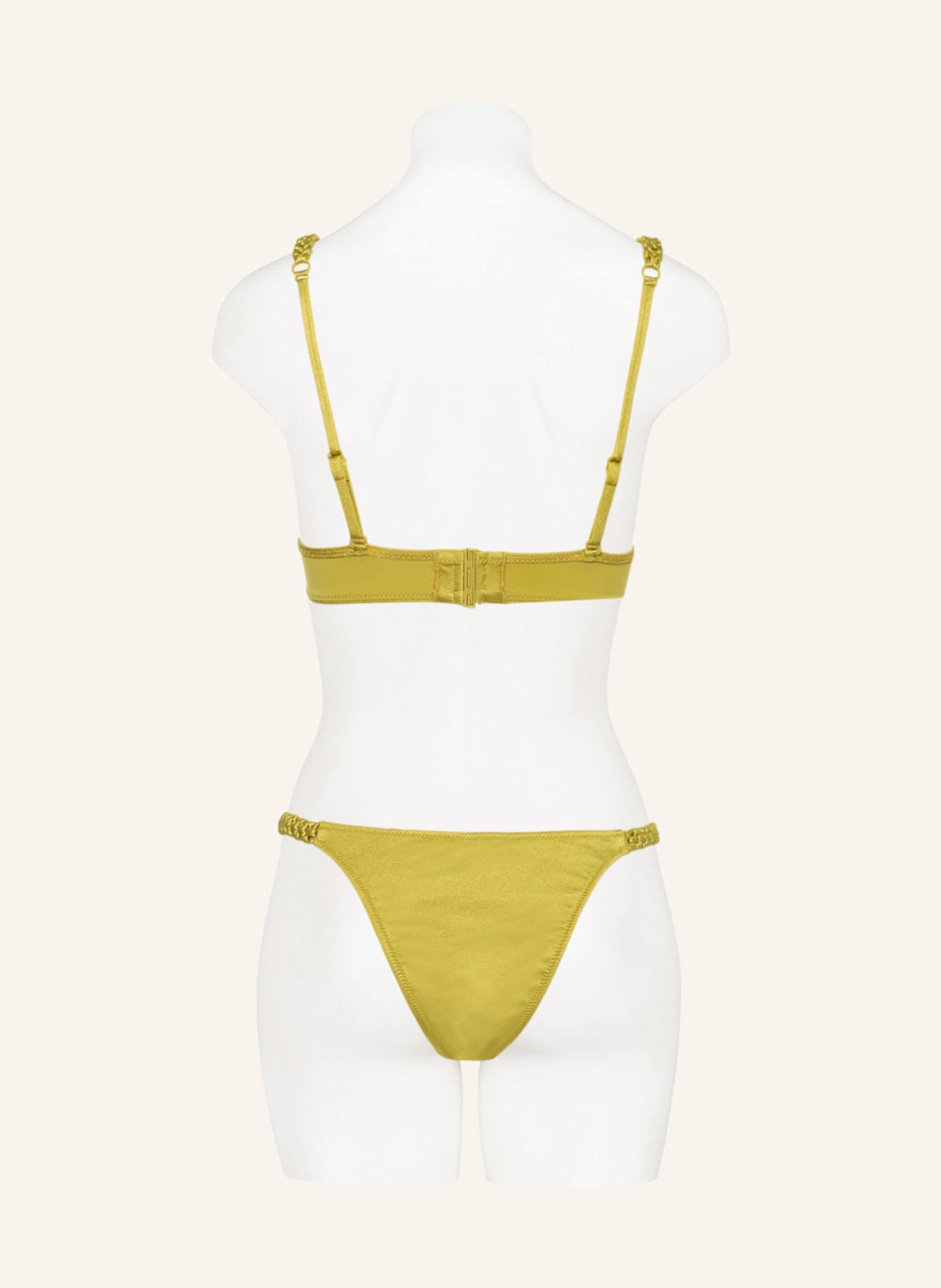 watercult Bralette Bikini Top MAKRAMÉ LOVE in grün