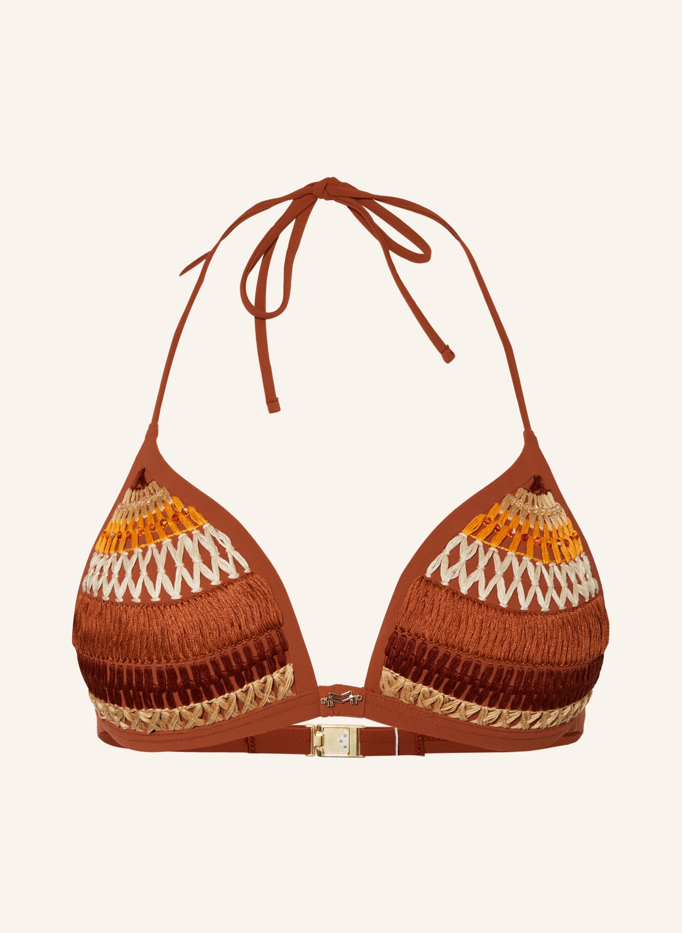 MARYAN MEHLHORN Push Up Bikini Top CRAFT In Dunkelorange