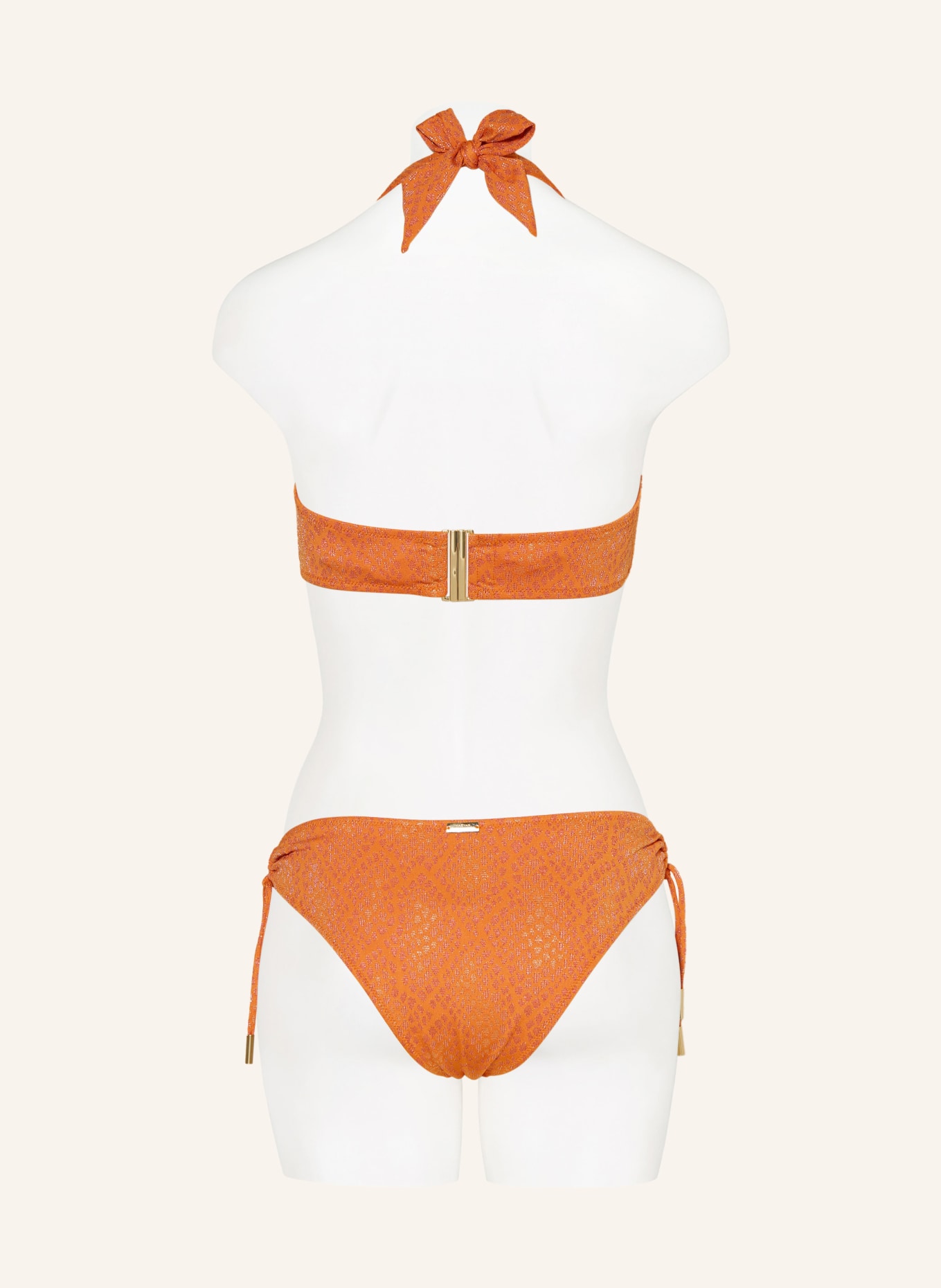 MARYAN MEHLHORN Bügel Bikini Top GLANCE in orange