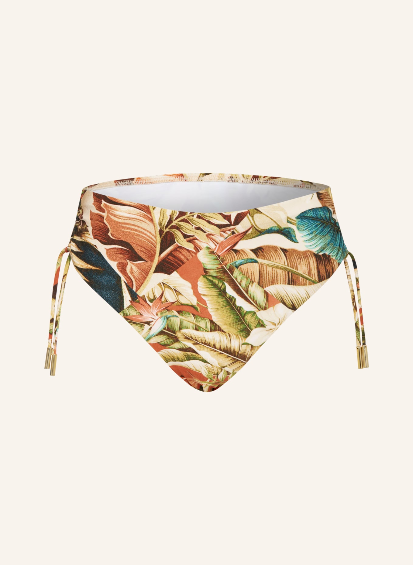 MARYAN MEHLHORN High Waist Bikini Hose HYPNOTIC In Dunkelorange