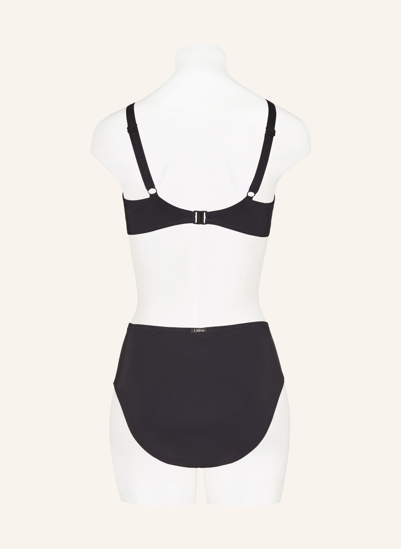 Lidea B Gel Bikini Top Monochrome Flow In Schwarz Weiss
