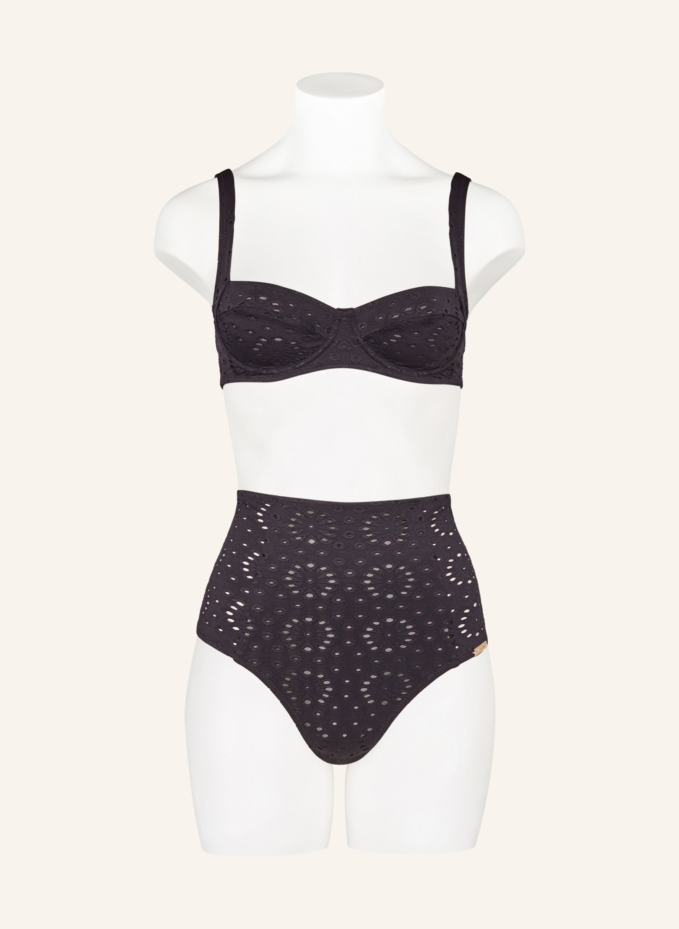 Watercult High Waist Bikini Hose Riviera Notes In Schwarz