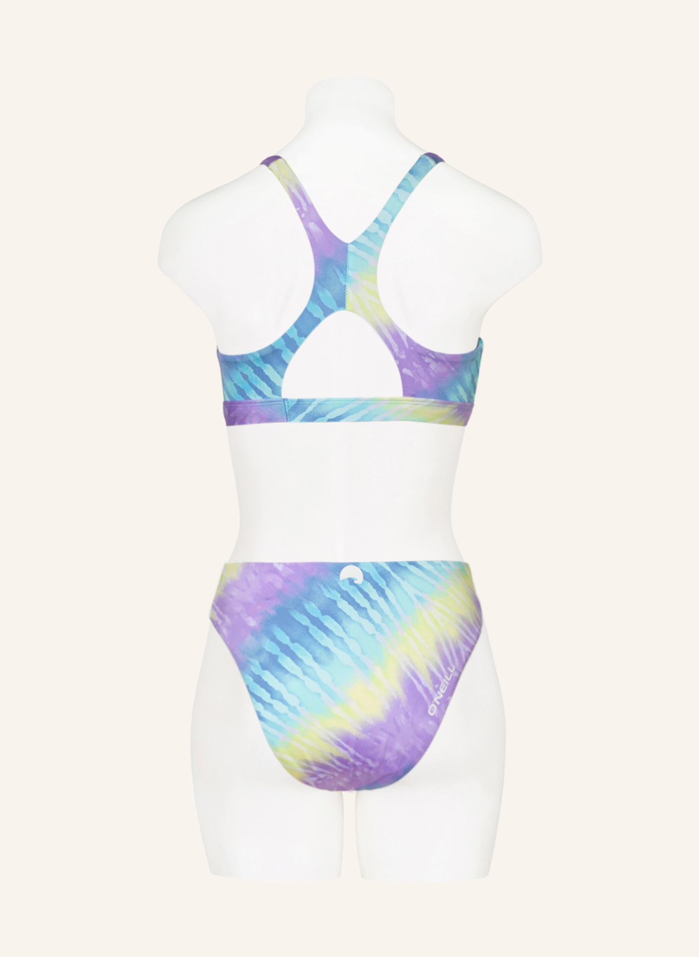 O Neill Bralette Bikini Hyperfreak Wow In Lila T Rkis Gelb