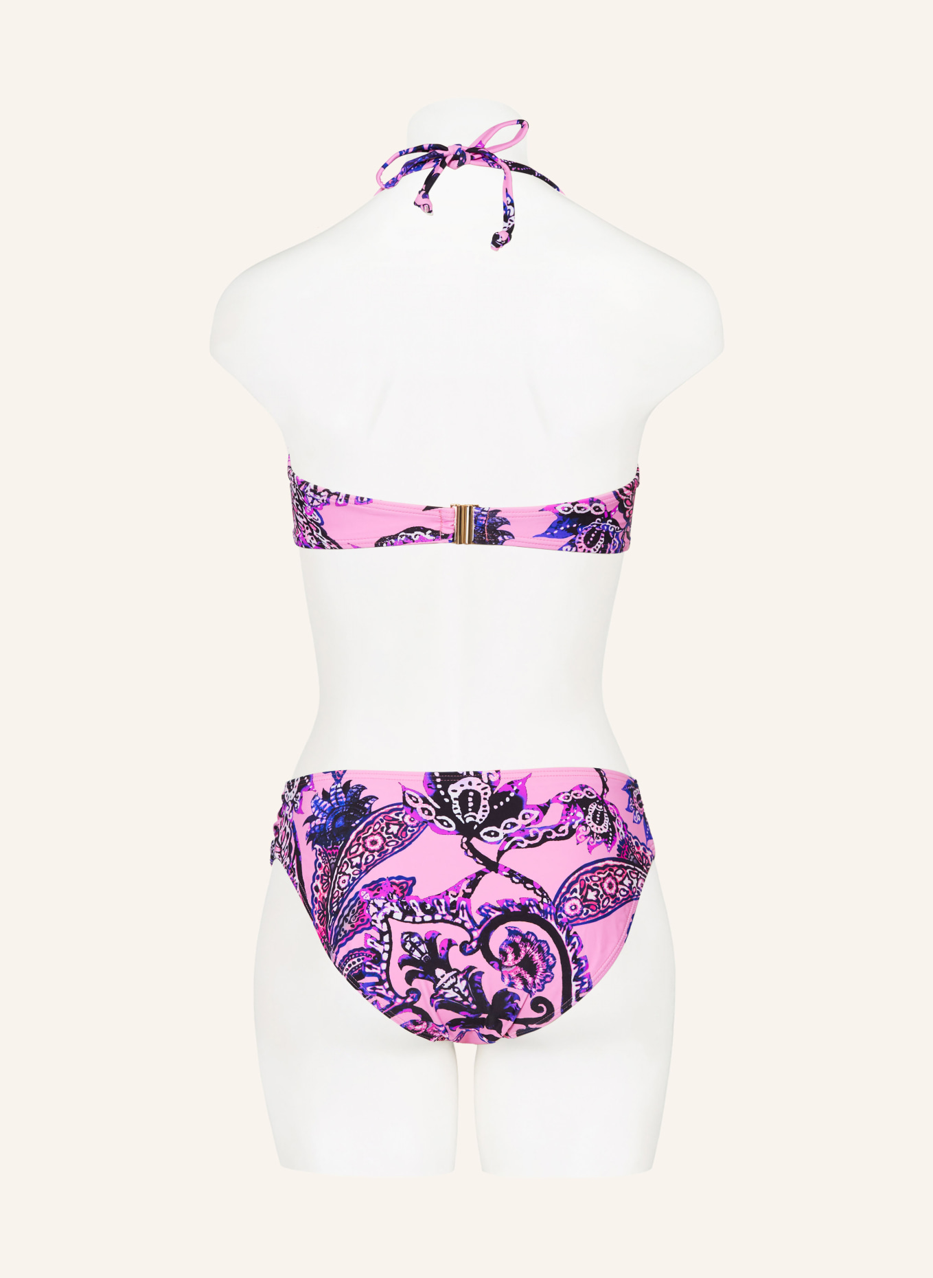 Hot Stuff Panty Bikini Bottoms In Pink Black Purple