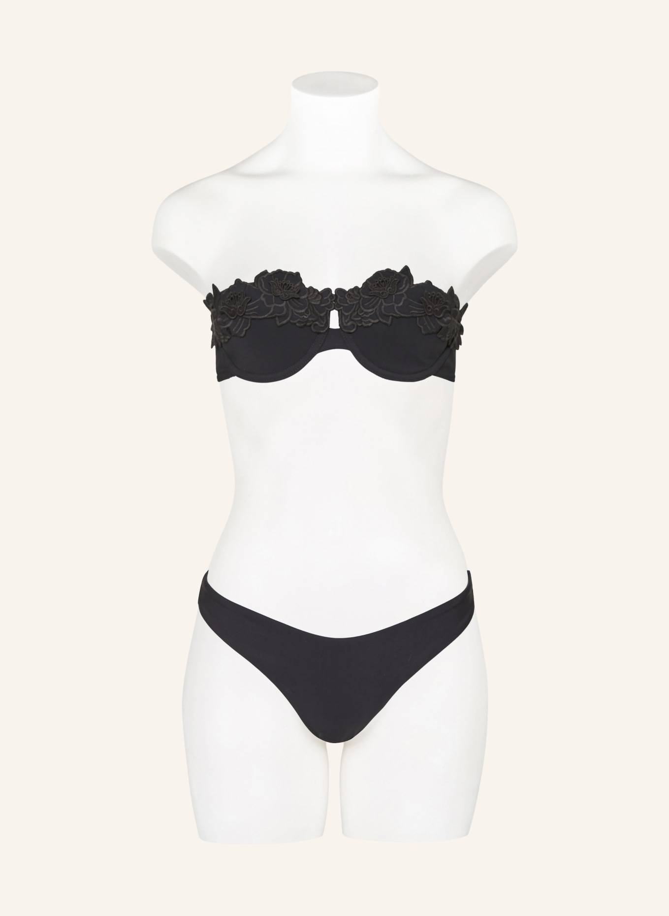 Zimmermann B Gel Bikini Top Halliday In Schwarz