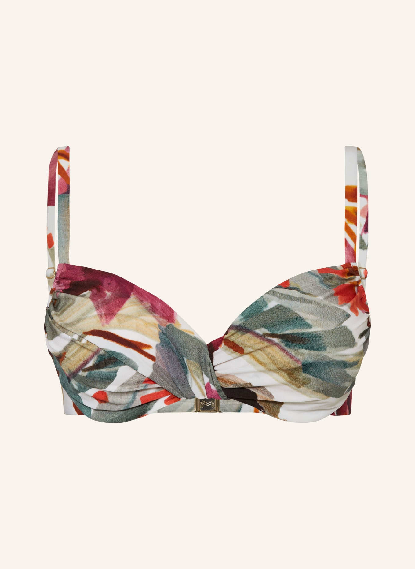 Maryan Mehlhorn B Gel Bikini Top Mystic In Gr N Creme Fuchsia