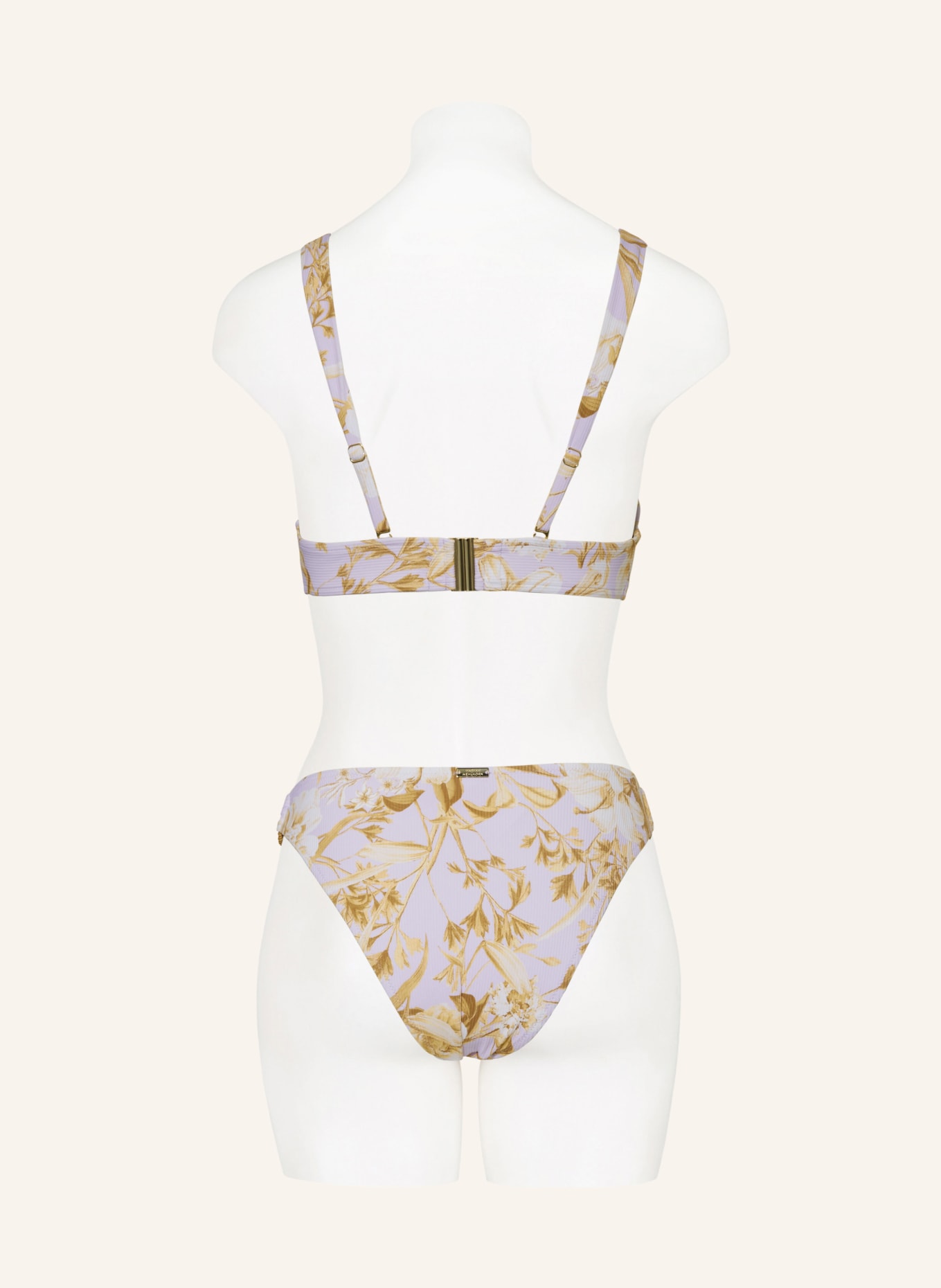Maryan Mehlhorn Bralette Bikini Top Reverie In Helllila Gelb Hellbraun