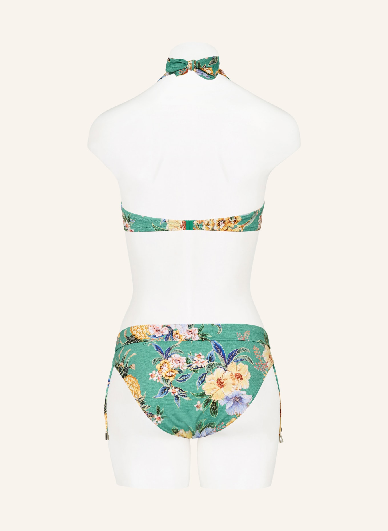 Lidea Neckholder Bikini Top Pineapple Sea In Gr N Gelb