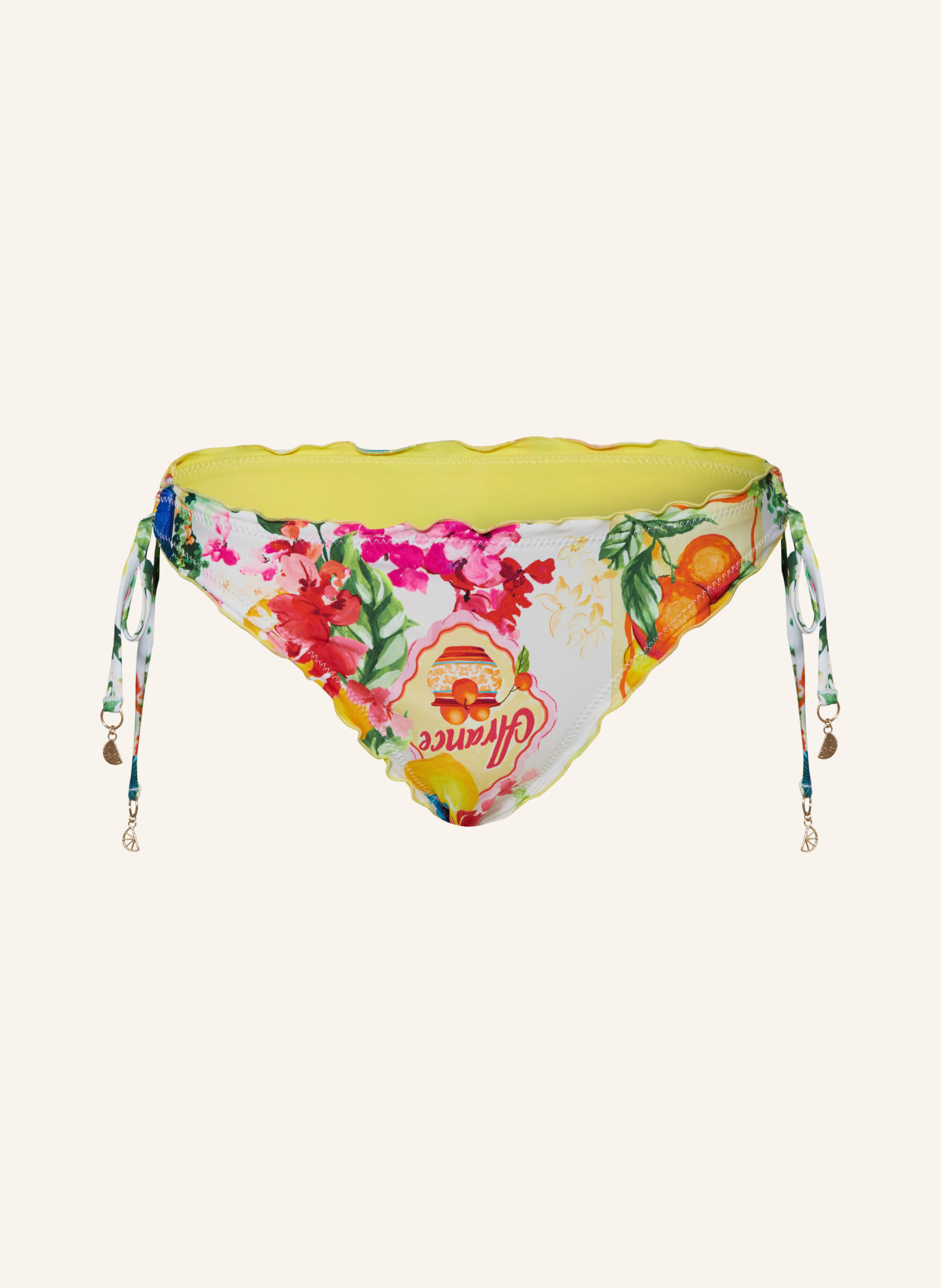 Seafolly Basic Bikini Hose Ciao Bella In Weiss Gelb