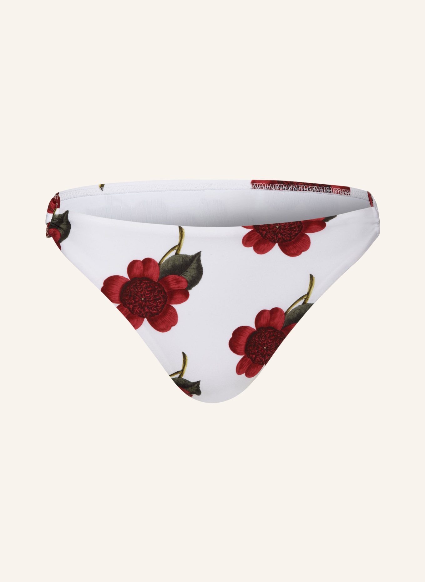 Maryan Mehlhorn Brazilian Bikini Hose The Bloom In Weiss Dunkelrot